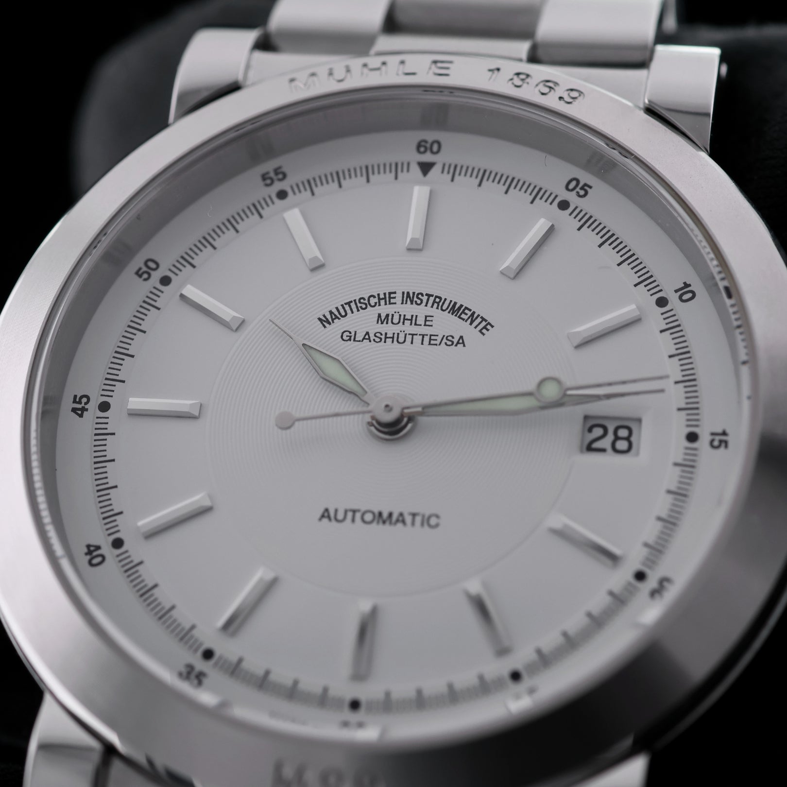 Mühle Glashütte Nautische Instrumente, City 99, Edelstahl, Ref. M1 - 99 - 40, 05 - 2008, B+P - LUXUHRIA