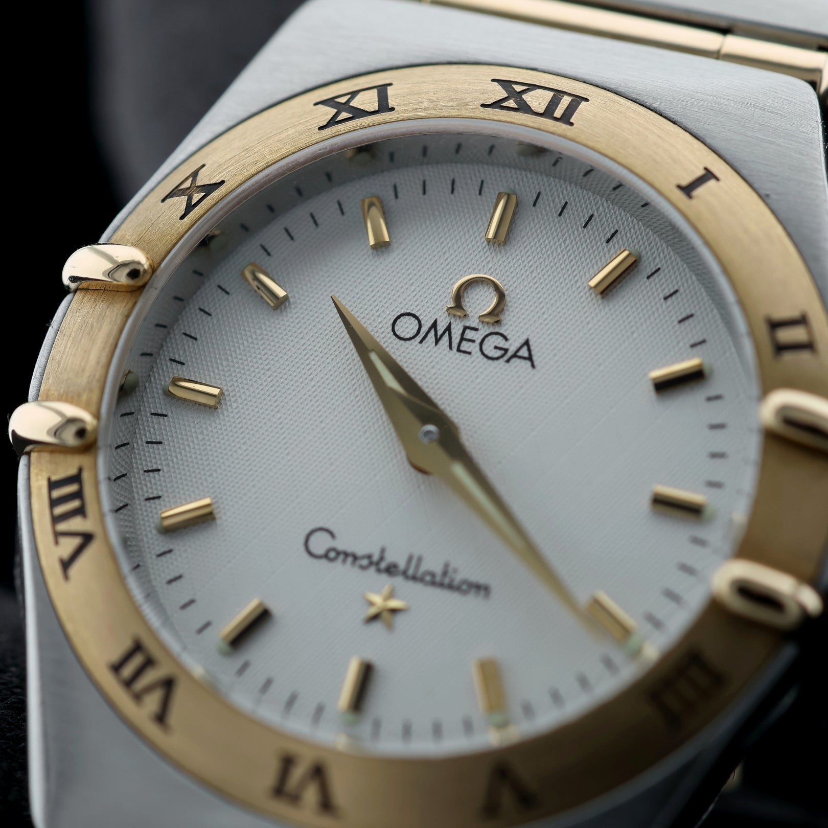 Omega Constellation 25mm, Stahl/Gold, Ref. 1272.30.00, B+P - LUXUHRIA