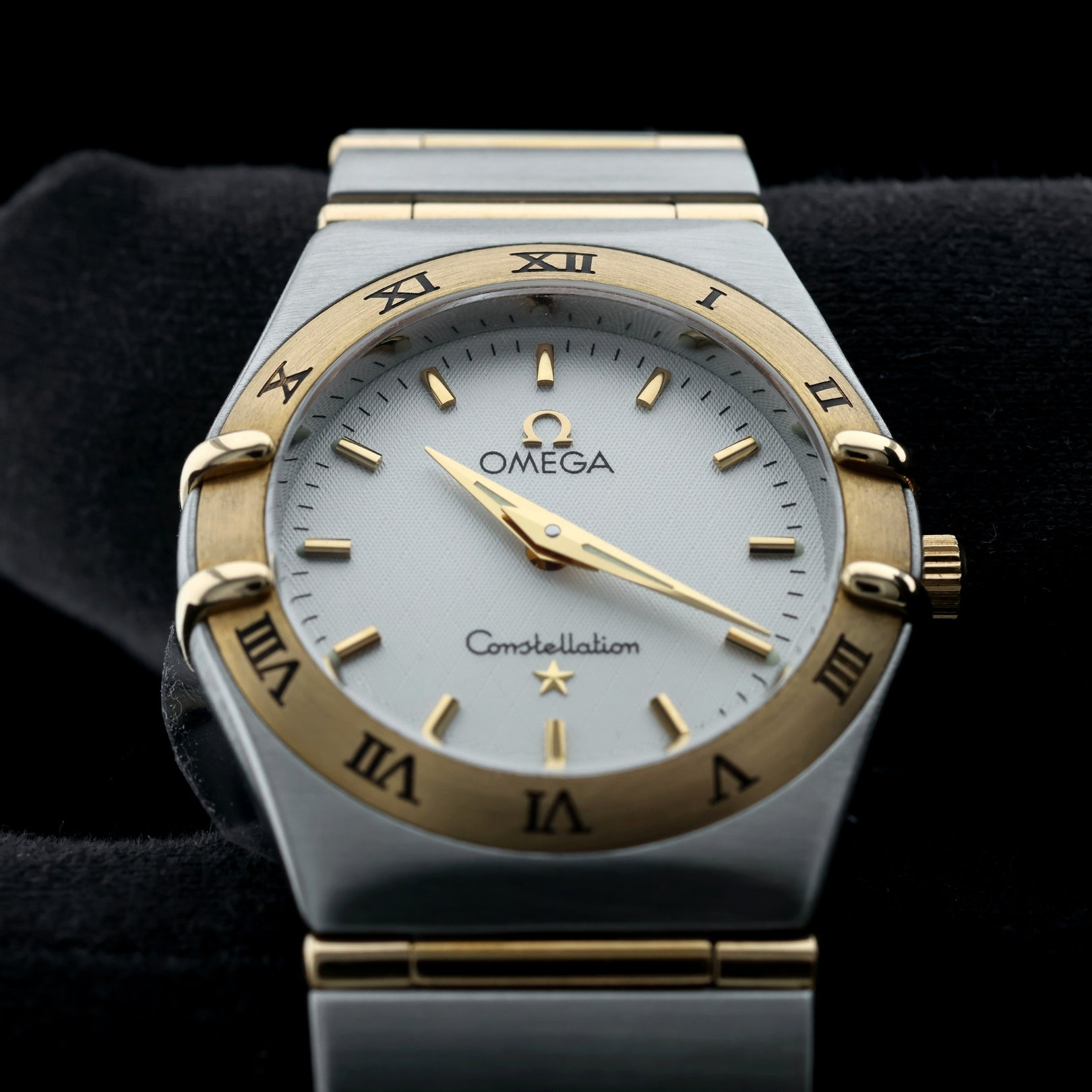 Omega Constellation 25mm, Stahl/Gold, Ref. 1272.30.00, B+P - LUXUHRIA