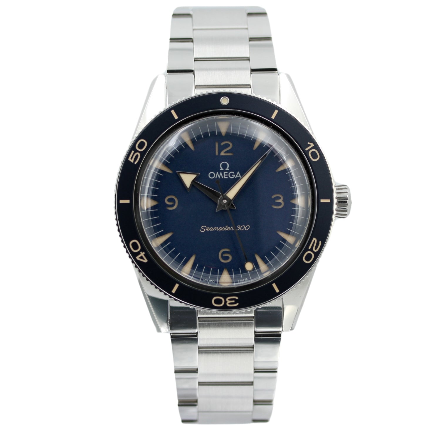 Omega Seamaster 300 Co - Axial Master 41 mm, Blue Dial, Ref. 234.30.41.21.03.001, 2022, B+P - LUXUHRIA