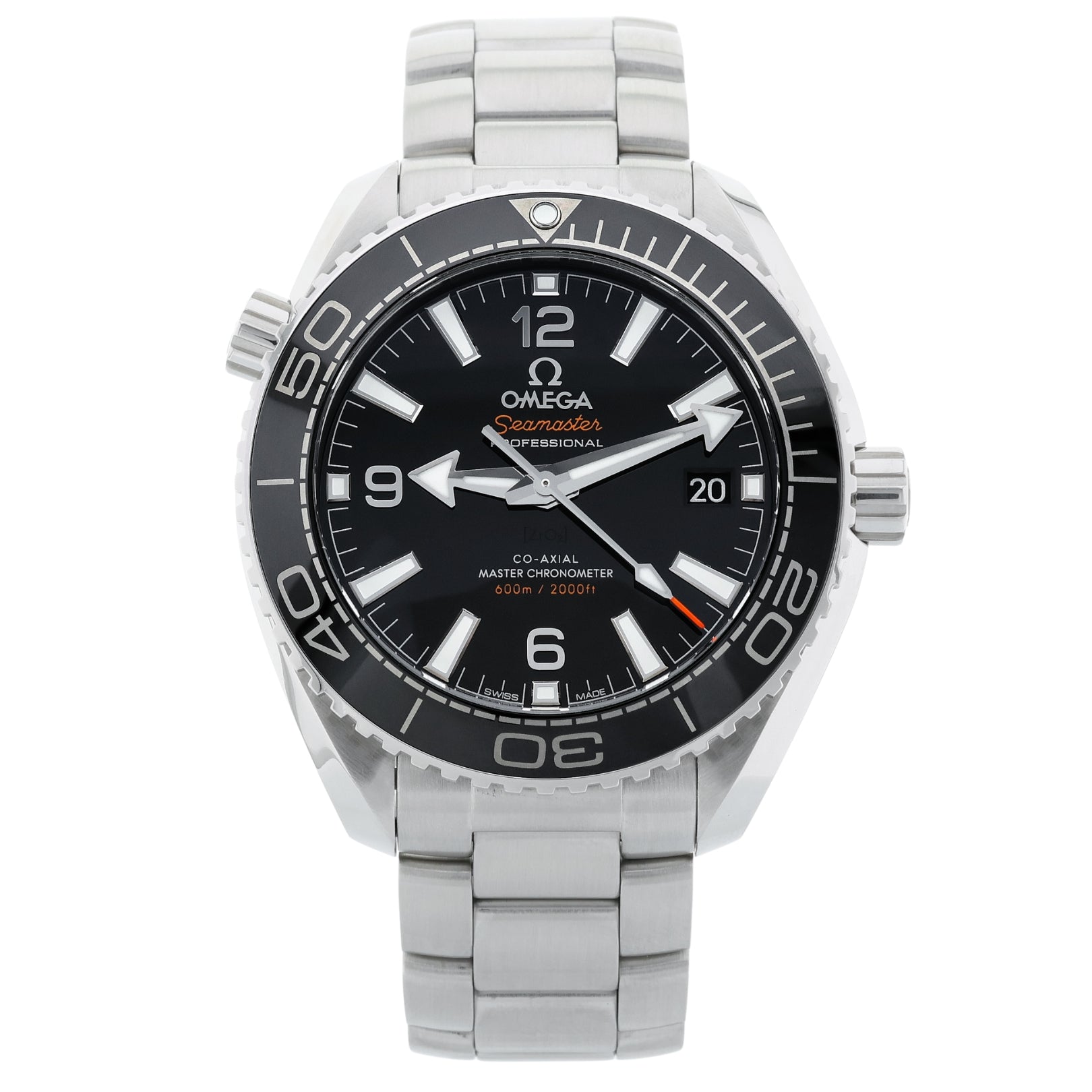 Omega Seamaster 39.5 mm Planet Ocean 600 m Co - Axial Master Chronometer, Ref. 215.30.40.20.01.001, B+P - LUXUHRIA