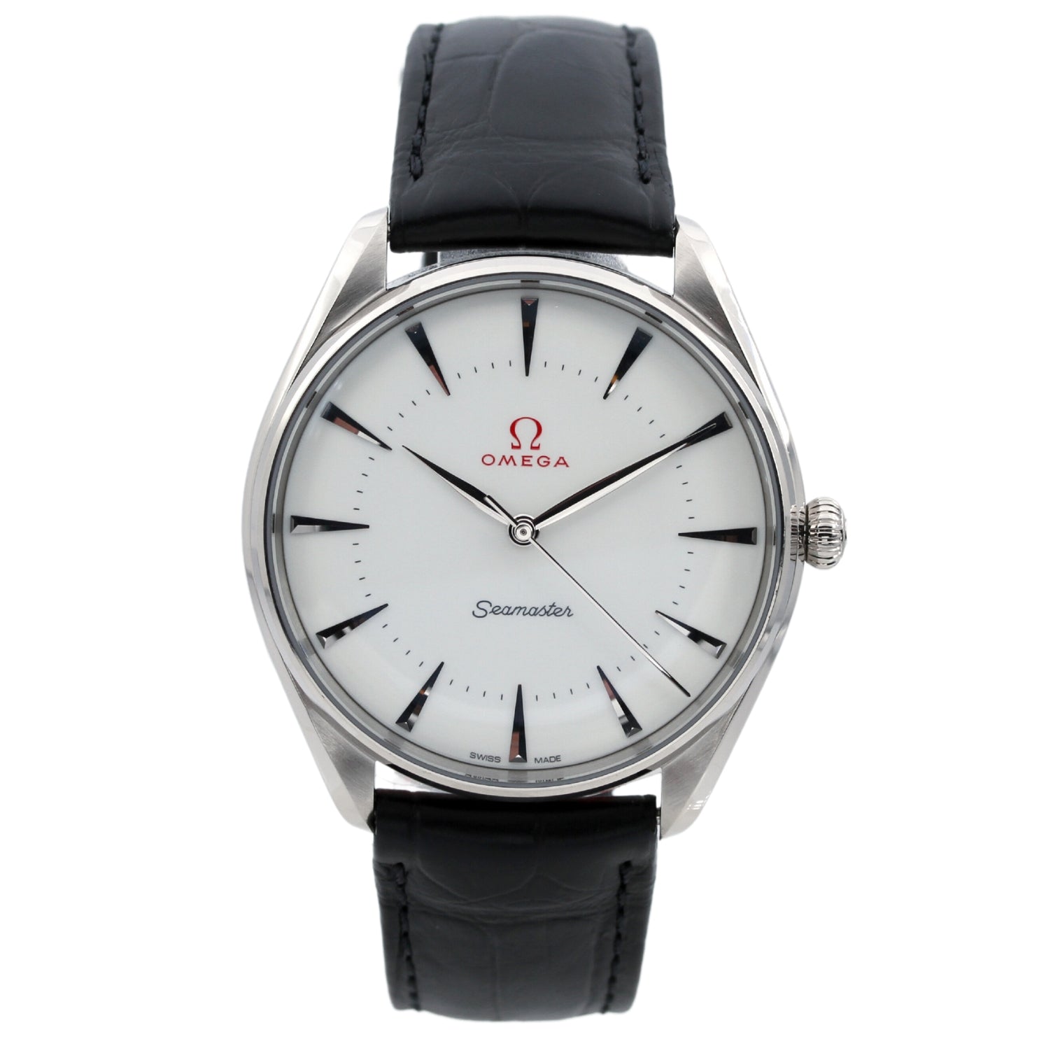 Omega Seamaster 39.5mm Olympic Games Gold, white gold, Ref. 522.53.40.20.04.002, red Logo, B+P - LUXUHRIA