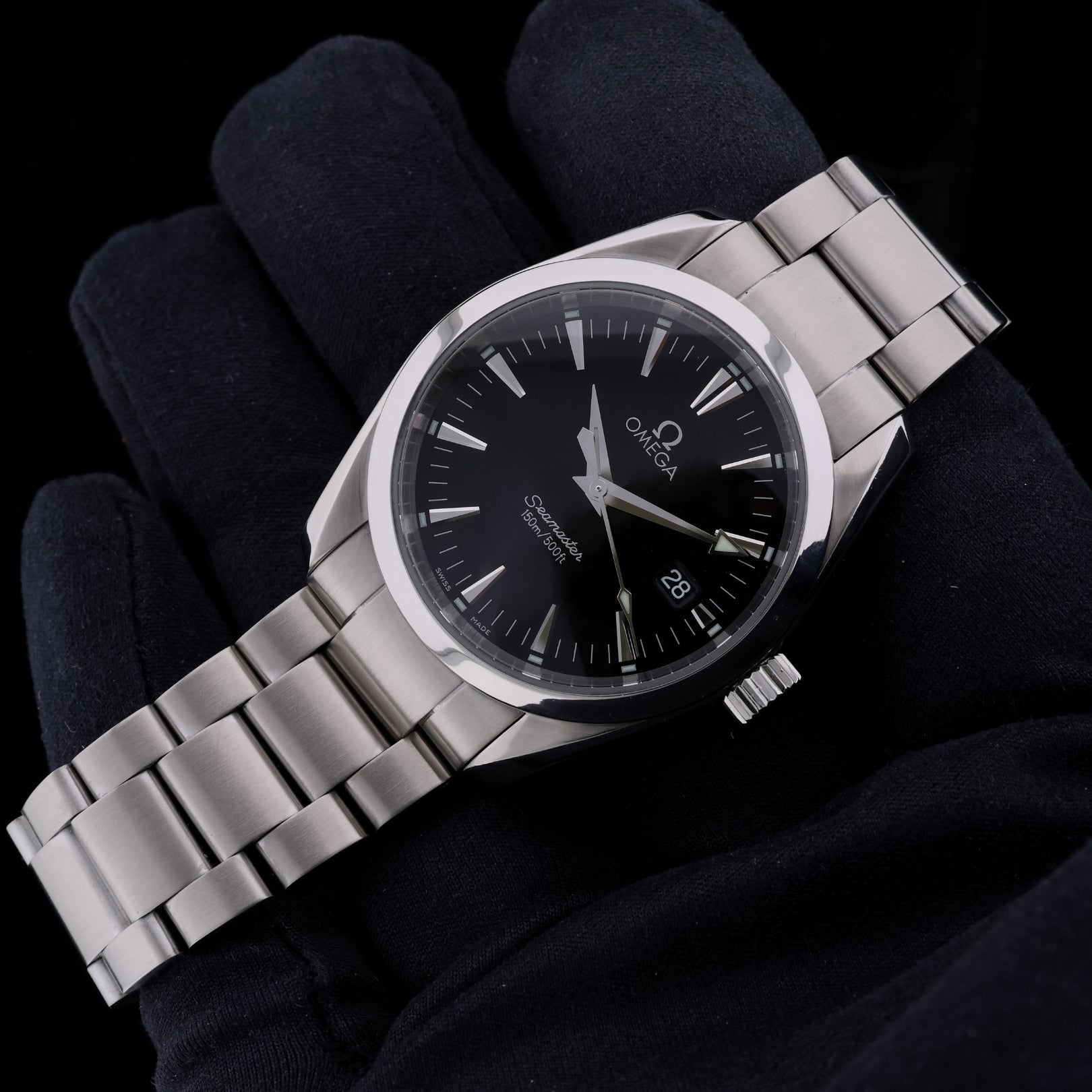Omega Seamaster Aqua Terra, Edelstahl, Ref. 2518.50.00, 08-2016, B+P - LUXUHRIA