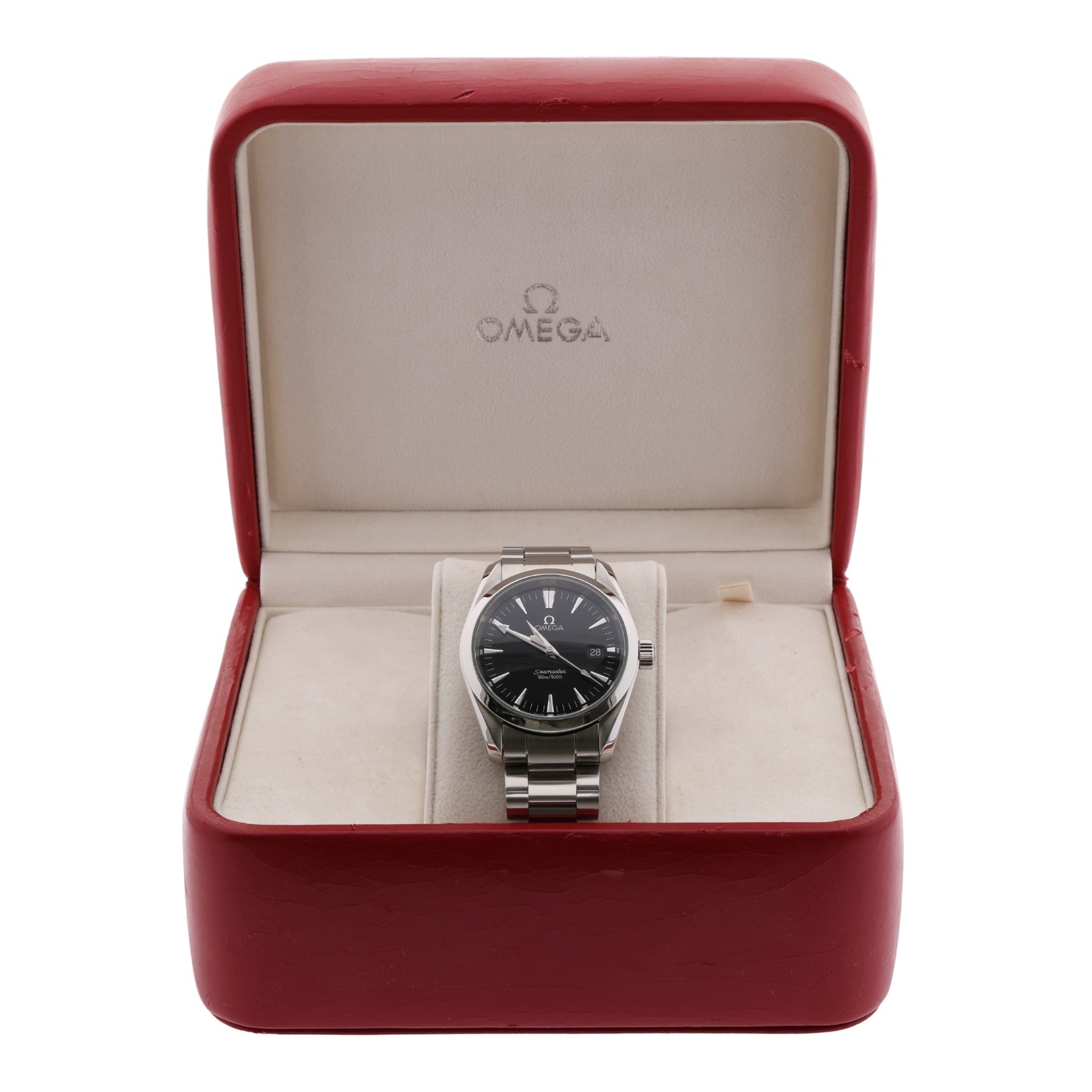 Omega Seamaster Aqua Terra, Edelstahl, Ref. 2518.50.00, 08-2016, B+P - LUXUHRIA