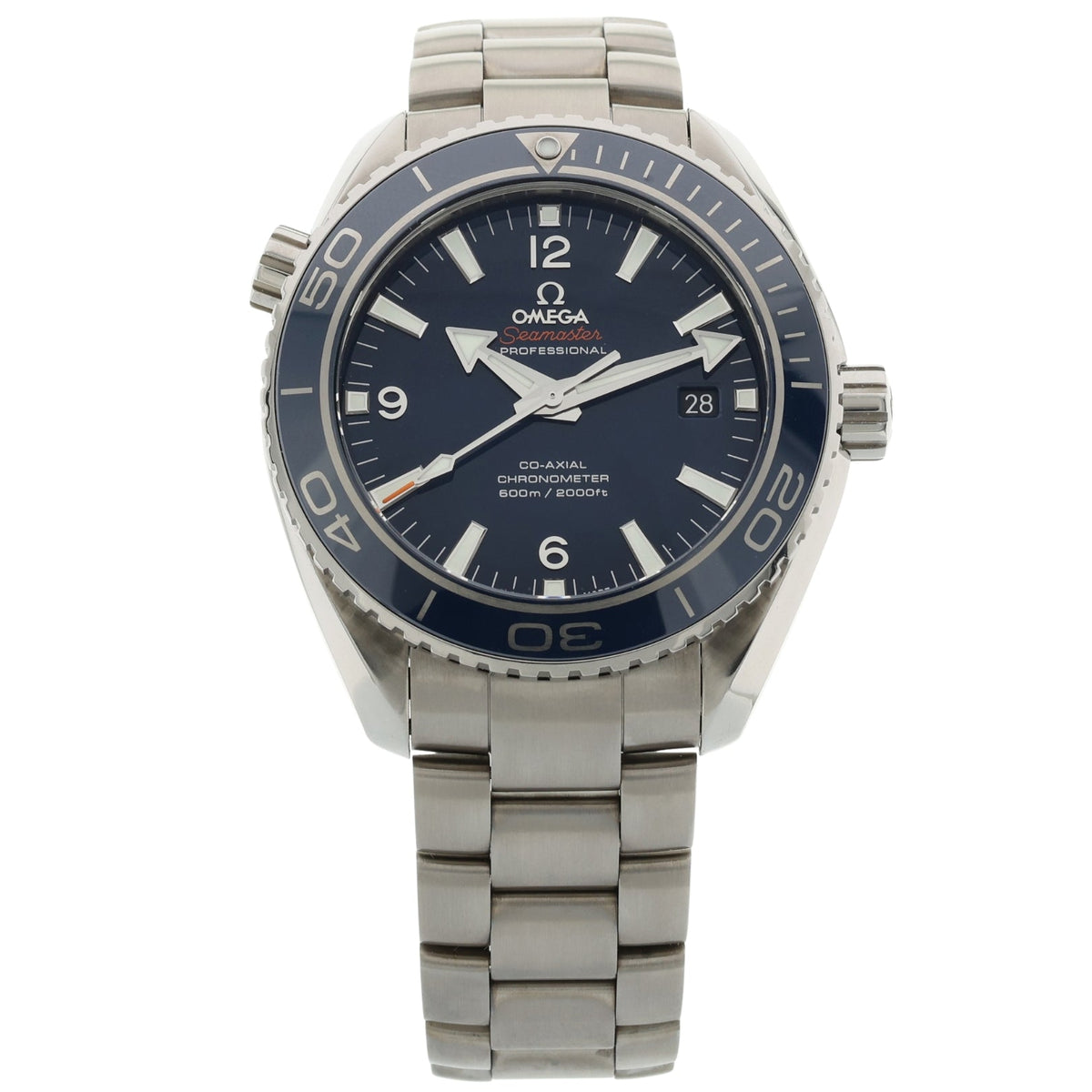 Omega Seamaster Planet Ocean, 600M, Co-Axial, Titan, Ref. 232.90.46.21.03.001, 12-2015, B+P - LUXUHRIA