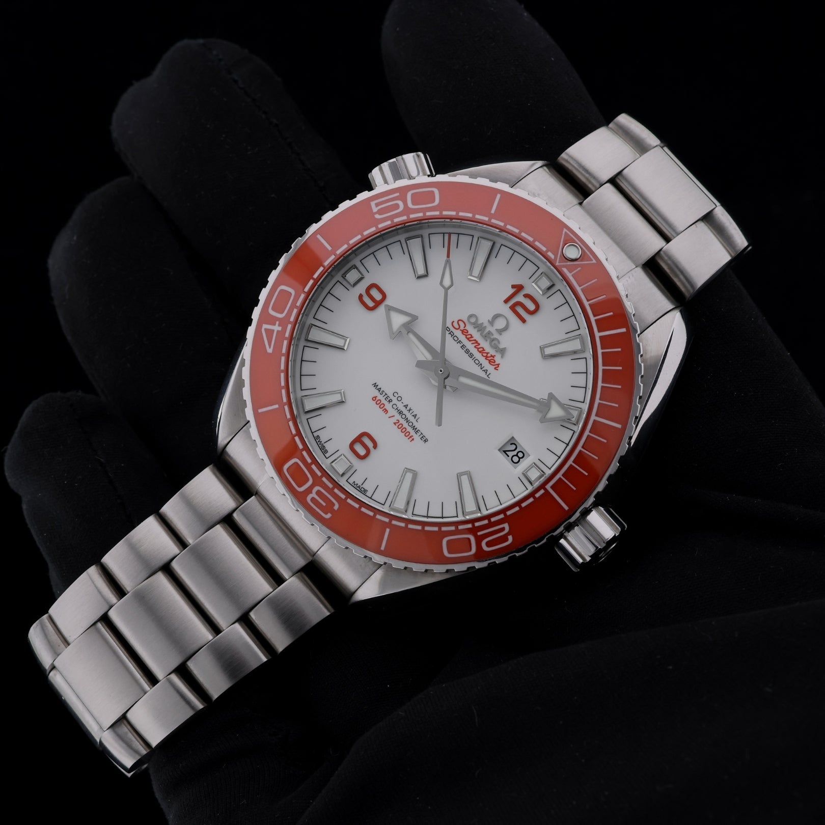Omega Seamaster Planet Ocean 600M,LC100, 43,5 mm, Ref. 215.30.44.21.04.001, 2020, B+P - LUXUHRIA
