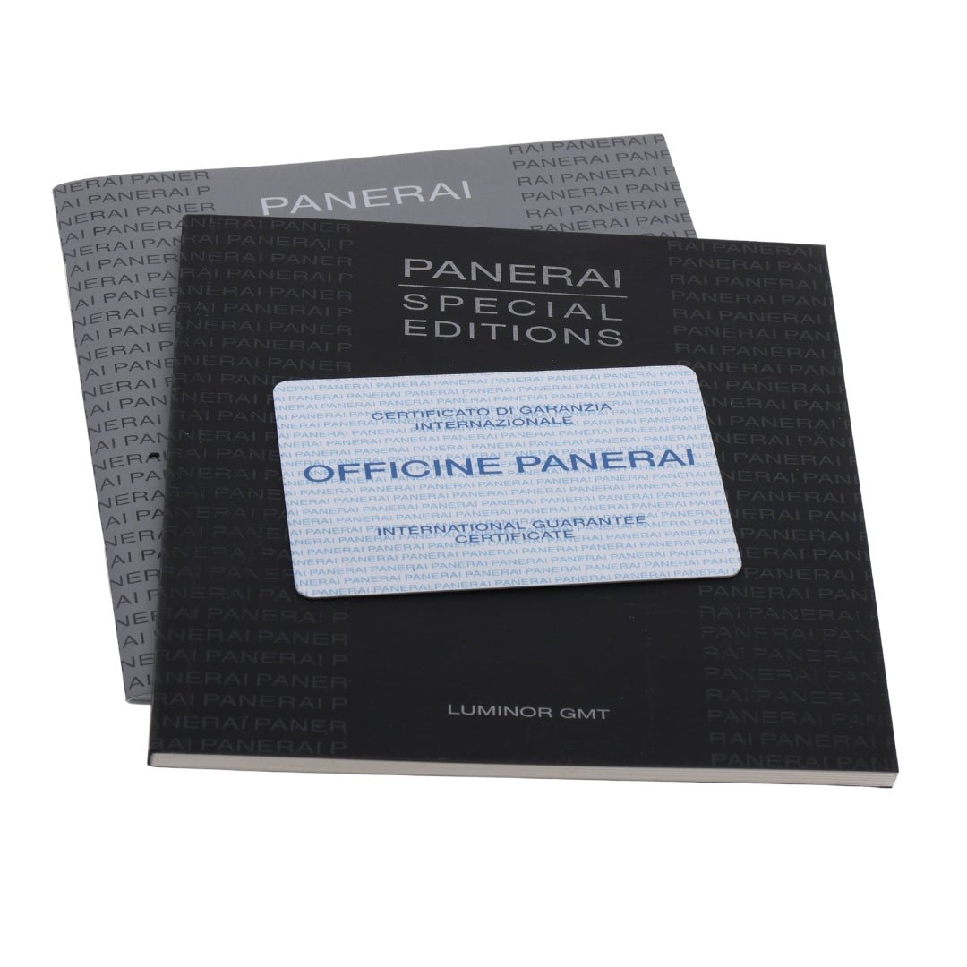 Panerai Luminor GMT Limited Edition, Edelstahl, Ref. PAM00029, 2011, B+P - LUXUHRIA