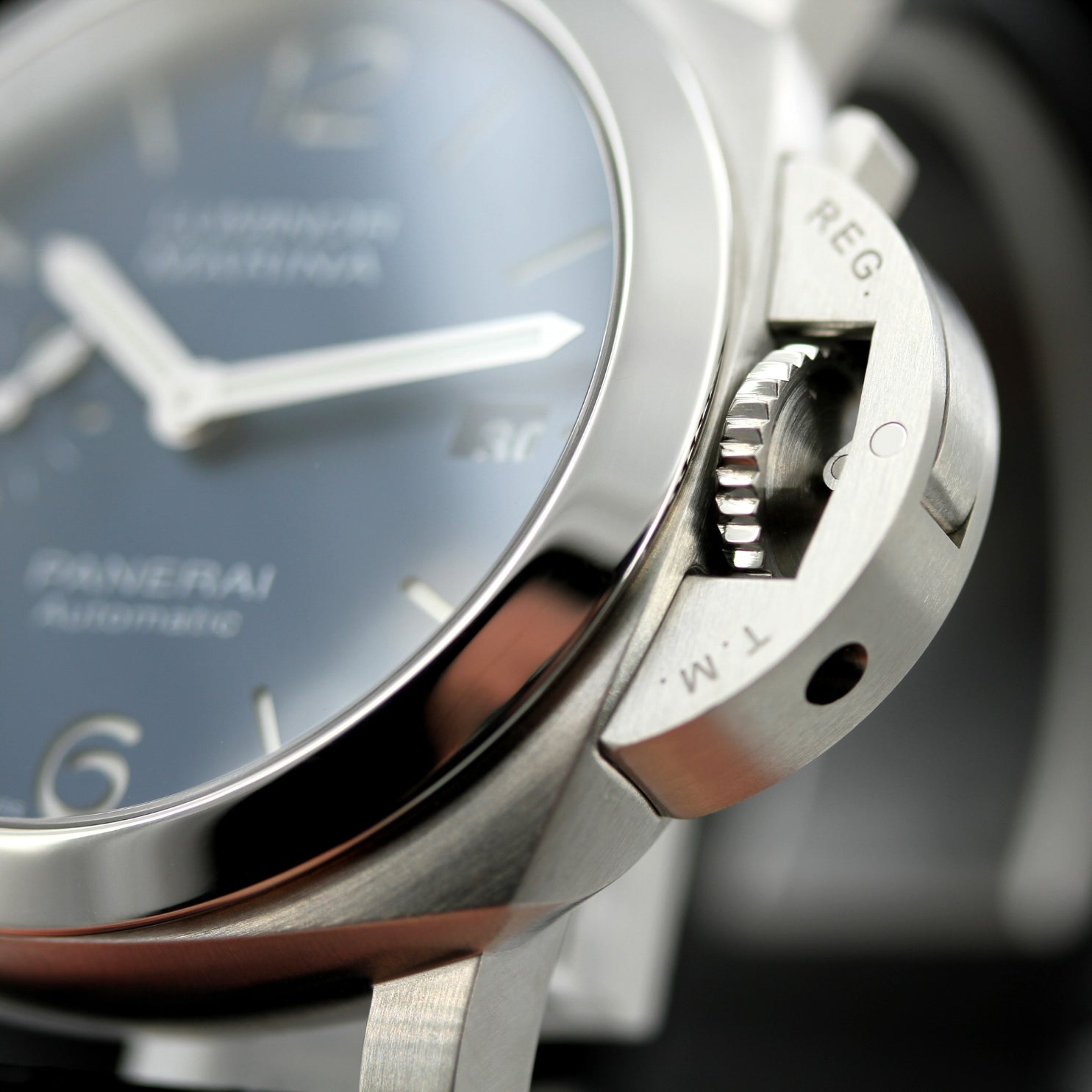 Panerai Luminor Marina 40, Automatik, 2. Kautschuk - Band Blau, Ref. PAM01270, 2022, B+P - LUXUHRIA