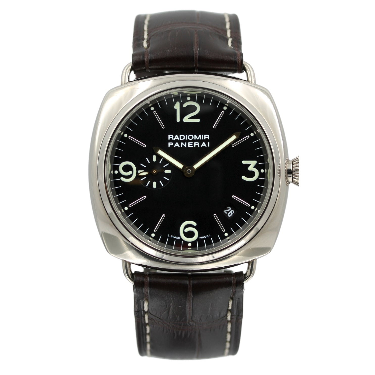 Panerai Radiomir, 18k White Gold, 40 mm, Ref. PAM00062, 2001, B+P - LUXUHRIA