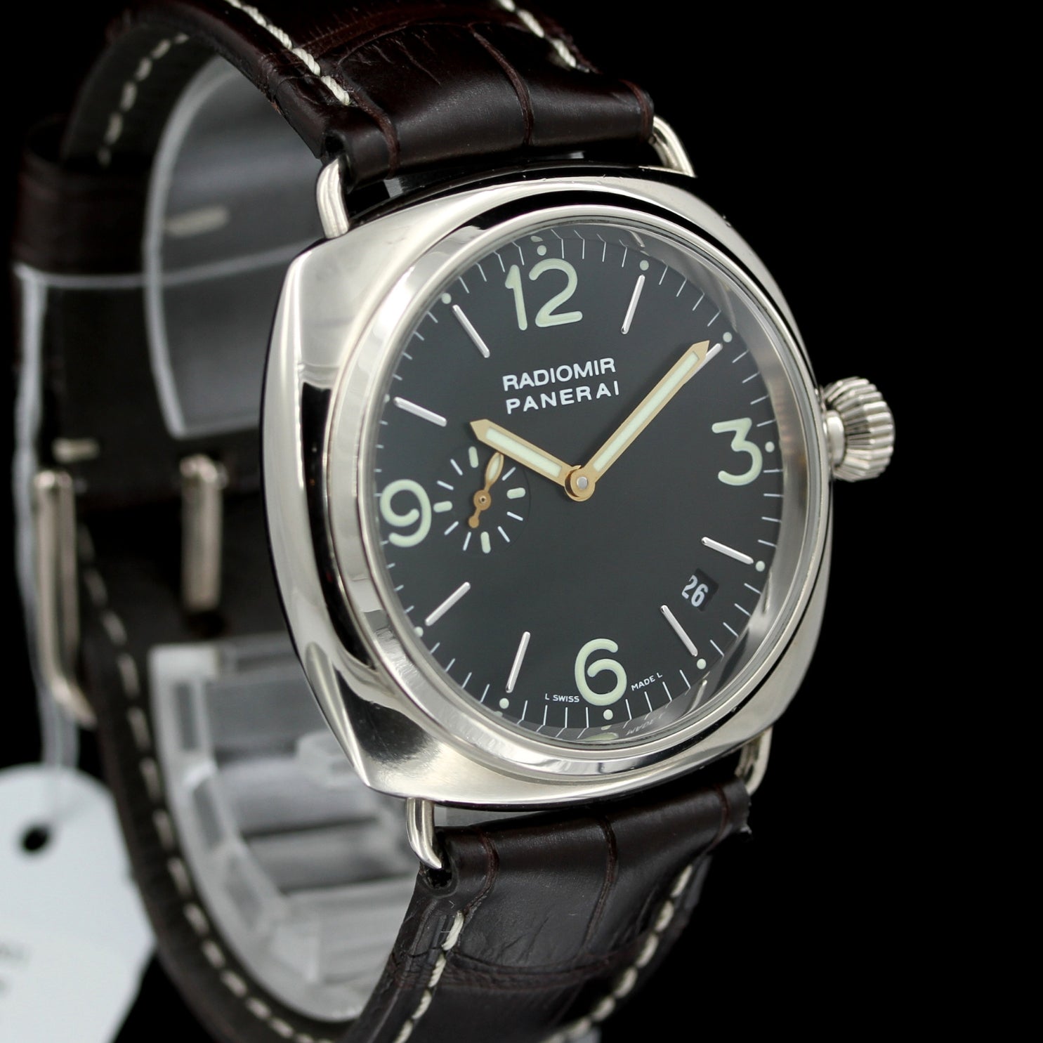 Panerai Radiomir, 18k White Gold, 40 mm, Ref. PAM00062, 2001, B+P - LUXUHRIA