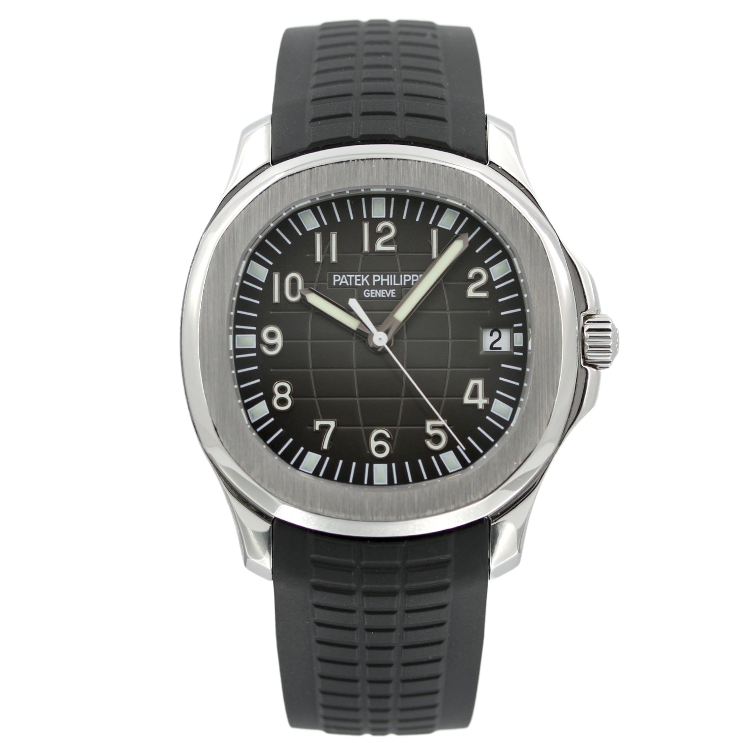 Patek Philippe Aquanaut, Edelstahl, inkl. Kautschuk - und Edelstahlarmband, Ref. 5167/1A - 001, PP - Revision 2024 DE, B+P - LUXUHRIA