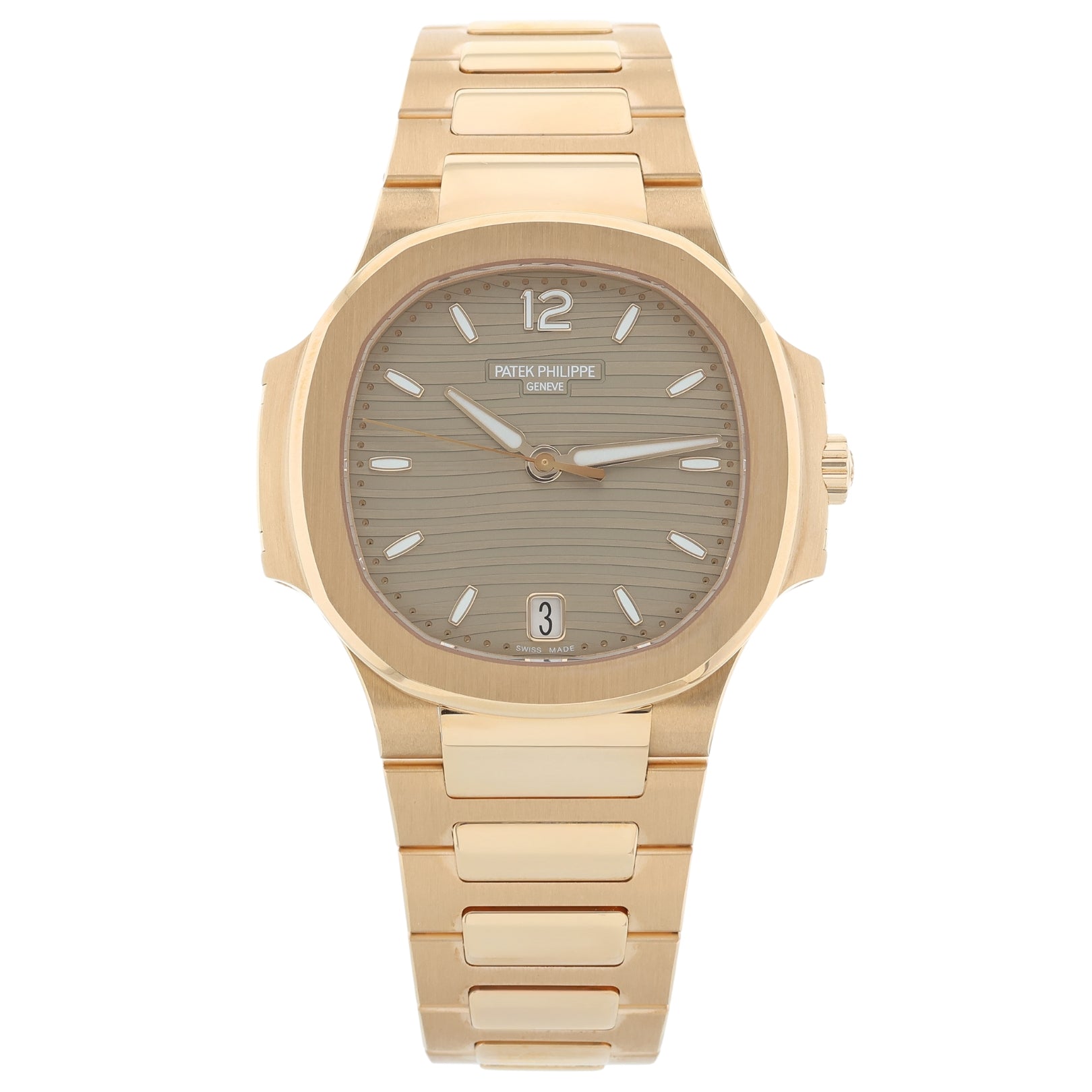 Patek Philippe Nautilus 35.2mm, Rosegold, Ref. 7118/1R - 010, 2022/DE, B+P - LUXUHRIA