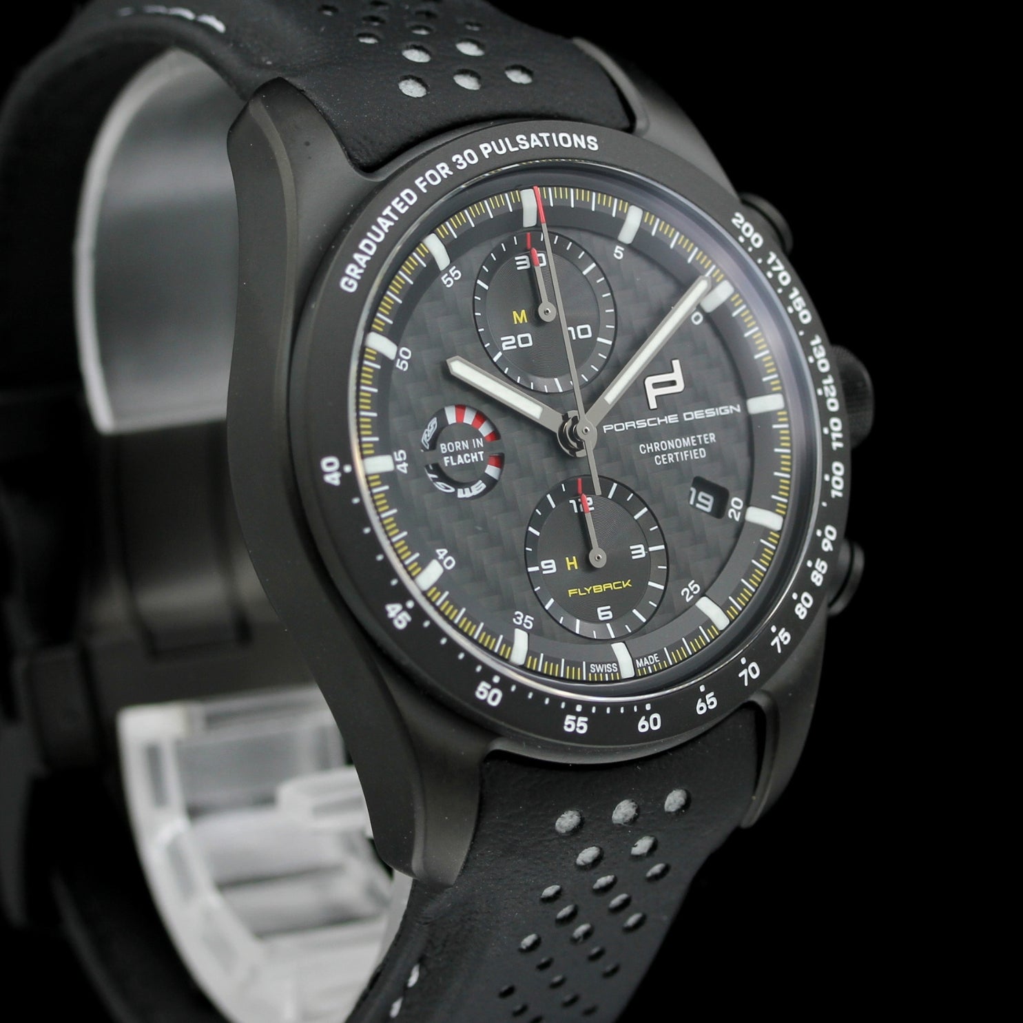 Porsche Design Chronograph, „Born in Flacht“, Limited Edition GT3RS, B+P - LUXUHRIA