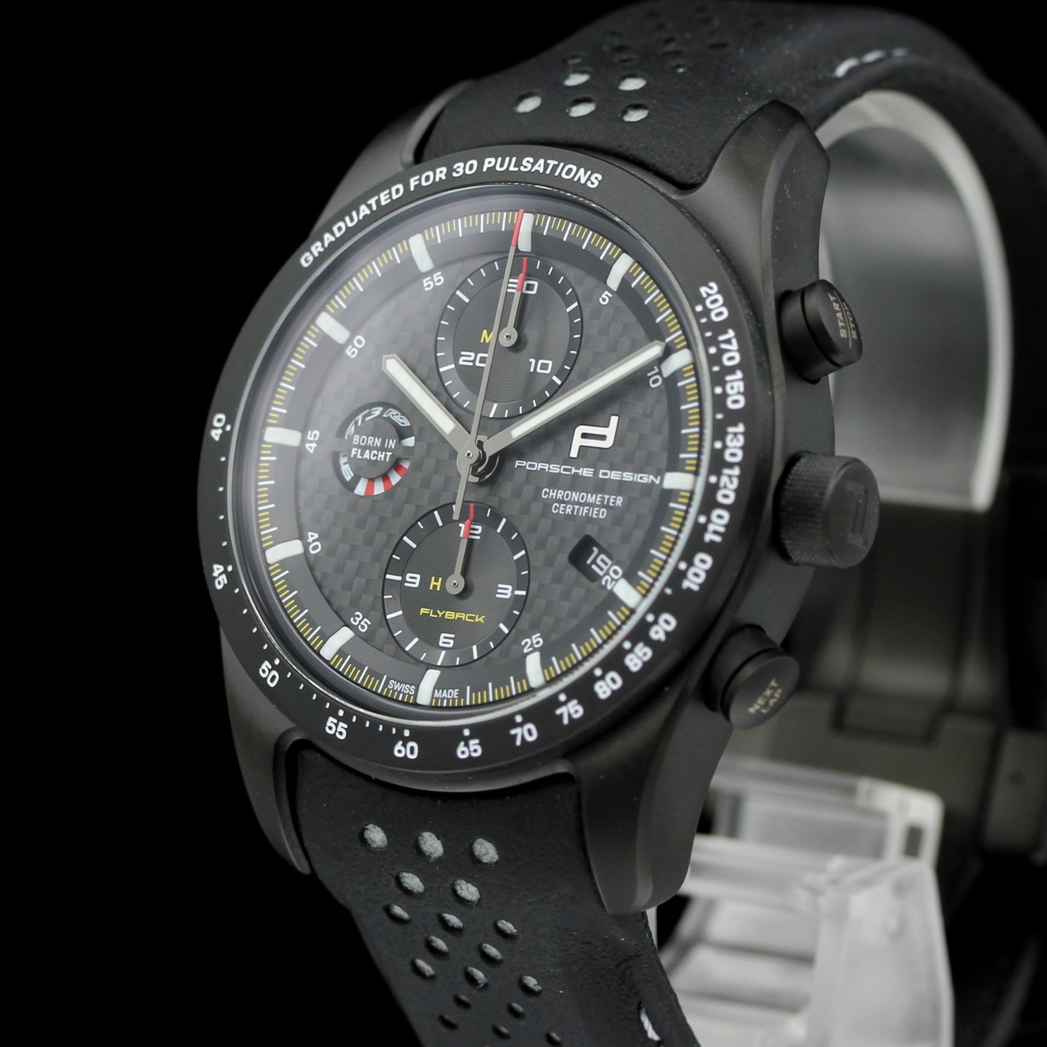 Porsche Design Chronograph, „Born in Flacht“, Limited Edition GT3RS, B+P - LUXUHRIA