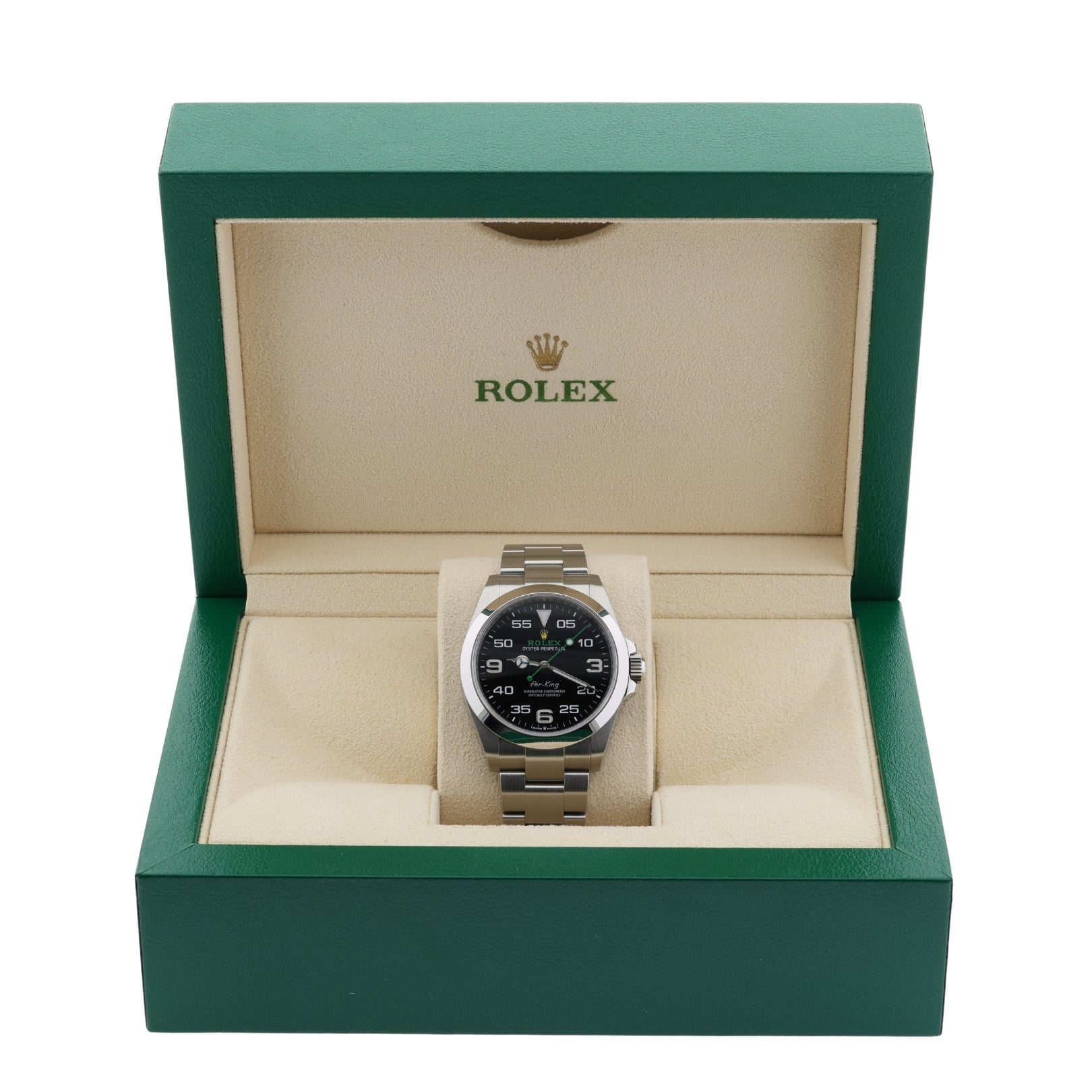 Rolex Air - King, Oyster, Edelstahl Oystersteel, 40mm, LC100, Ref. 126900, 2024, B+P - LUXUHRIA
