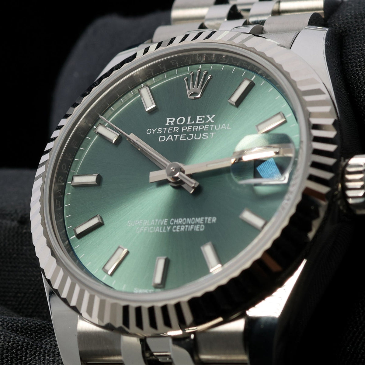 Rolex Datejust 31, Green Dial, Jubilee, Ref. 278274, 12-2025, B+P - LUXUHRIA