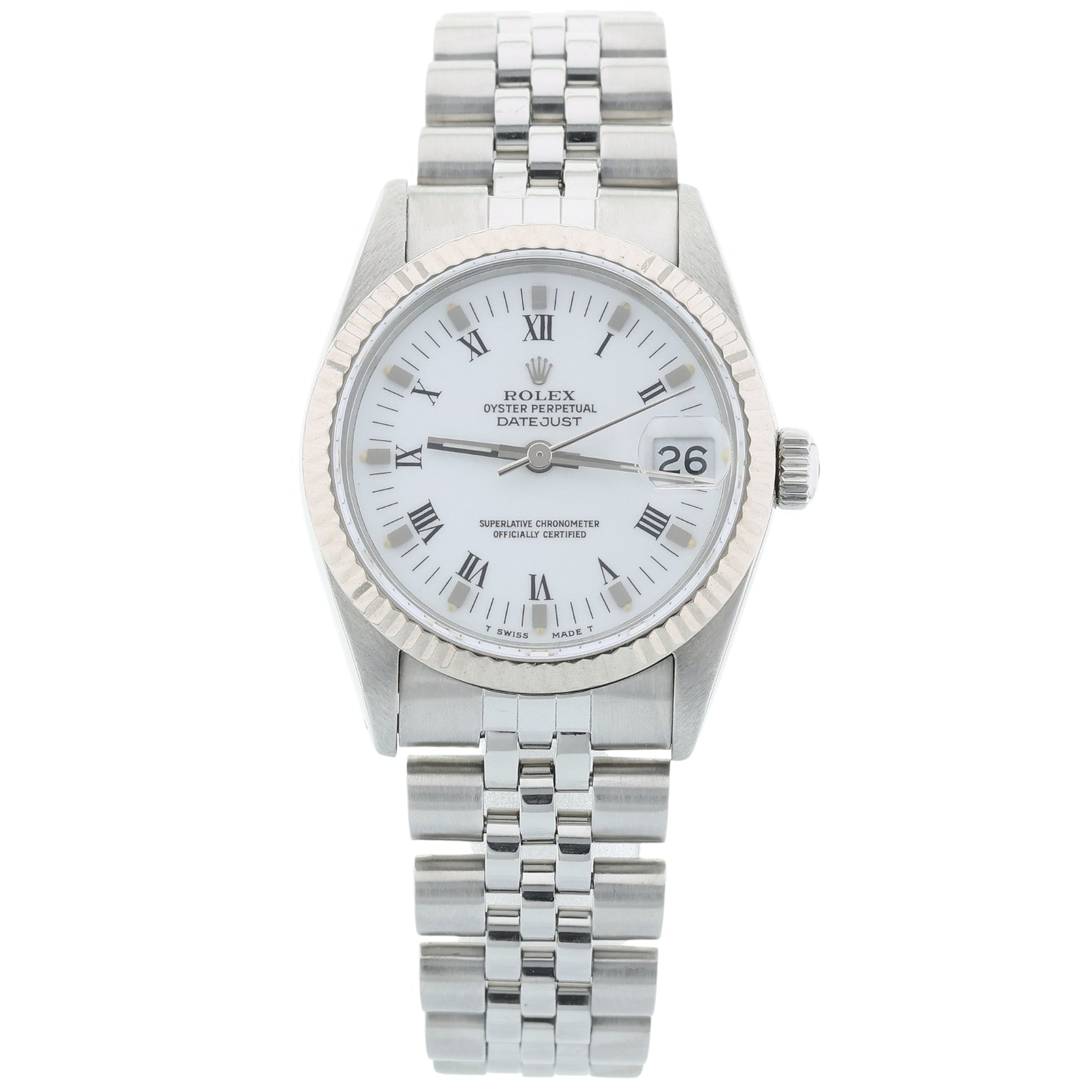 Rolex Datejust 31, Jubilée, rom. Indizes, Ref. 68274, 1987, B+P - LUXUHRIA