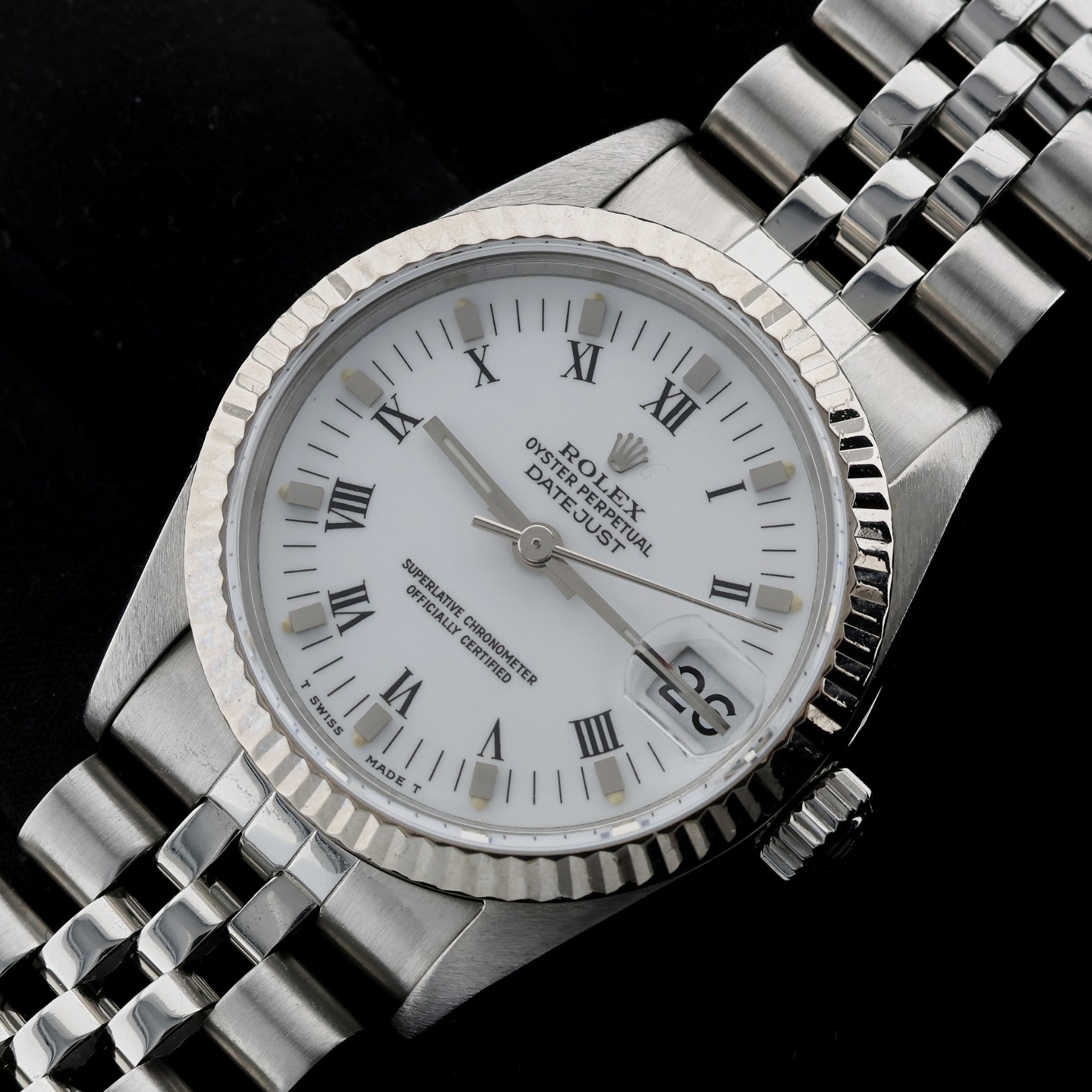 Rolex Datejust 31, Jubilée, rom. Indizes, Ref. 68274, 1987, B+P - LUXUHRIA