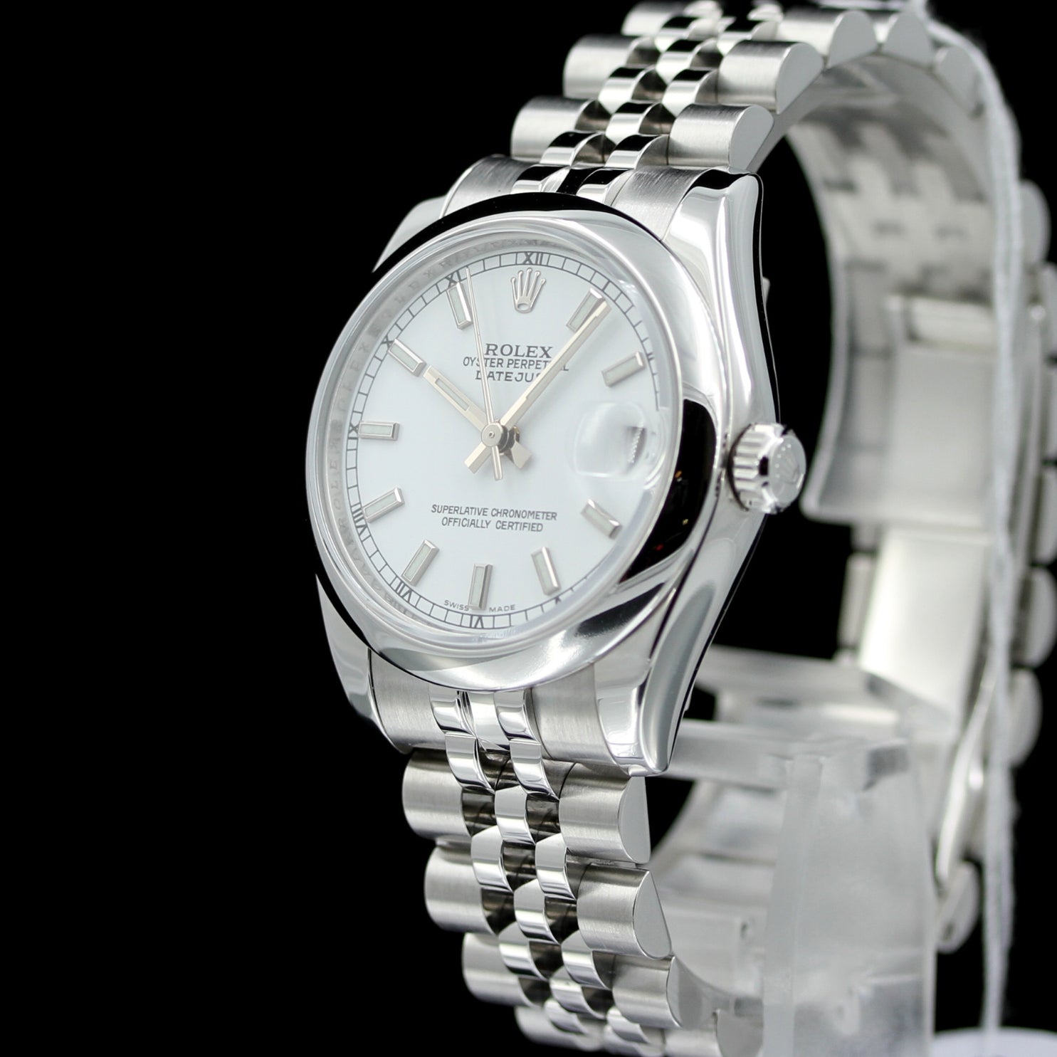 Rolex Datejust 31, Jubilée, weiss Stabindizes, Ref. 178240, 12 - 2010 - LUXUHRIA