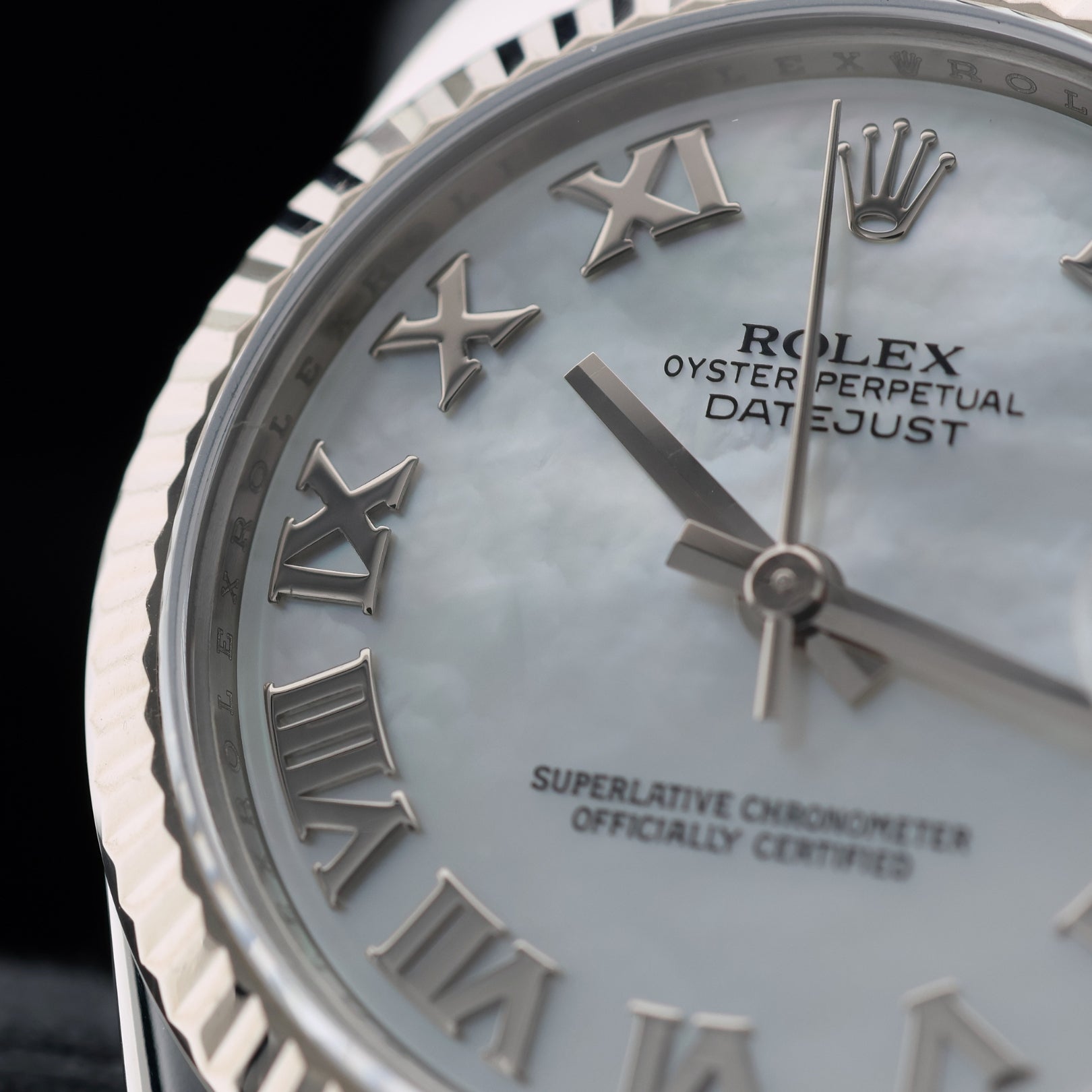 Rolex Datejust 31, Perlmutt Zifferblatt, rom. Dial, Jubilee Band, Ref. 178274, B+P - LUXUHRIA