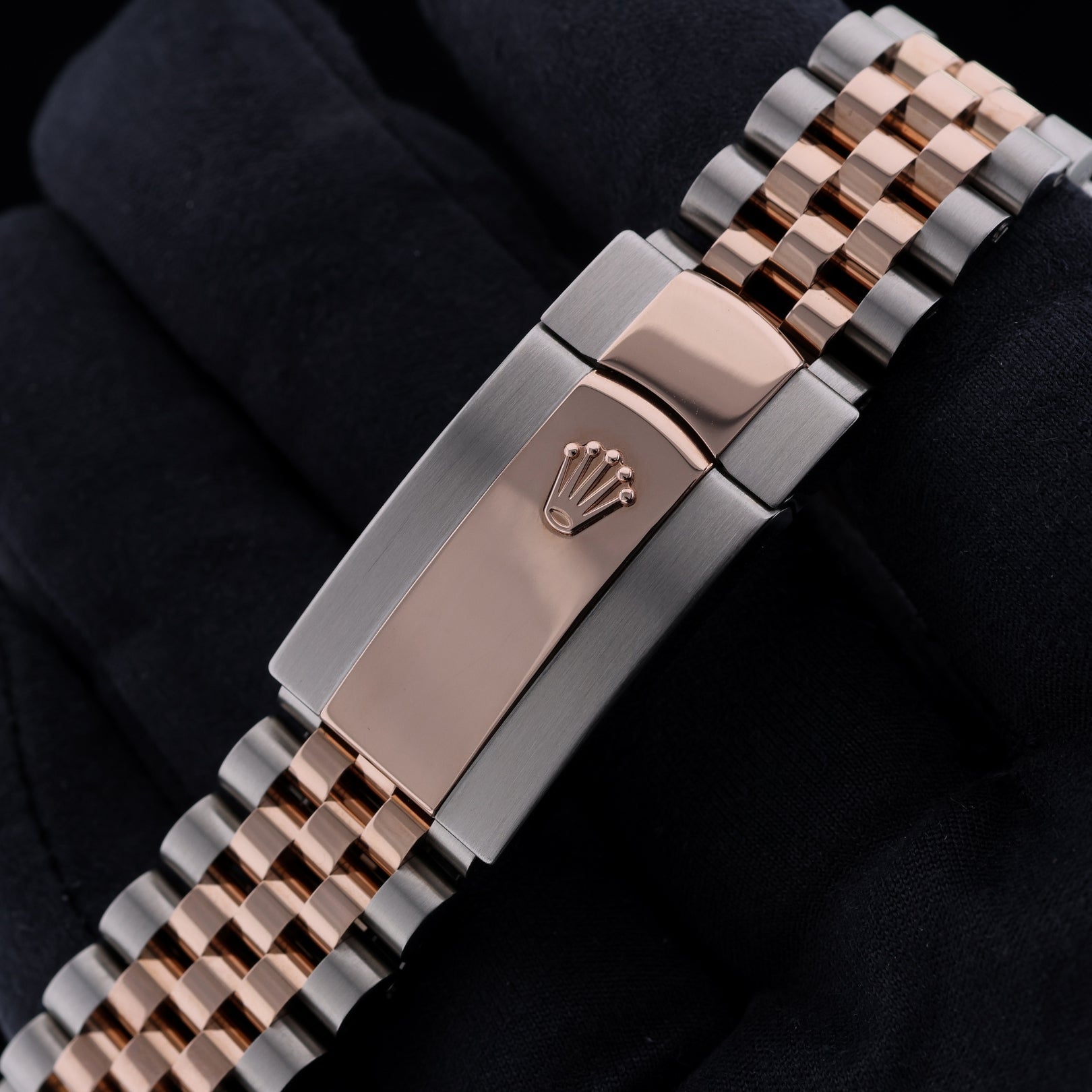 Rolex Datejust 36, Black Diamond Dial, Everose Gold, Jubilee, Ref. 126231, 10-2024, B+P - LUXUHRIA