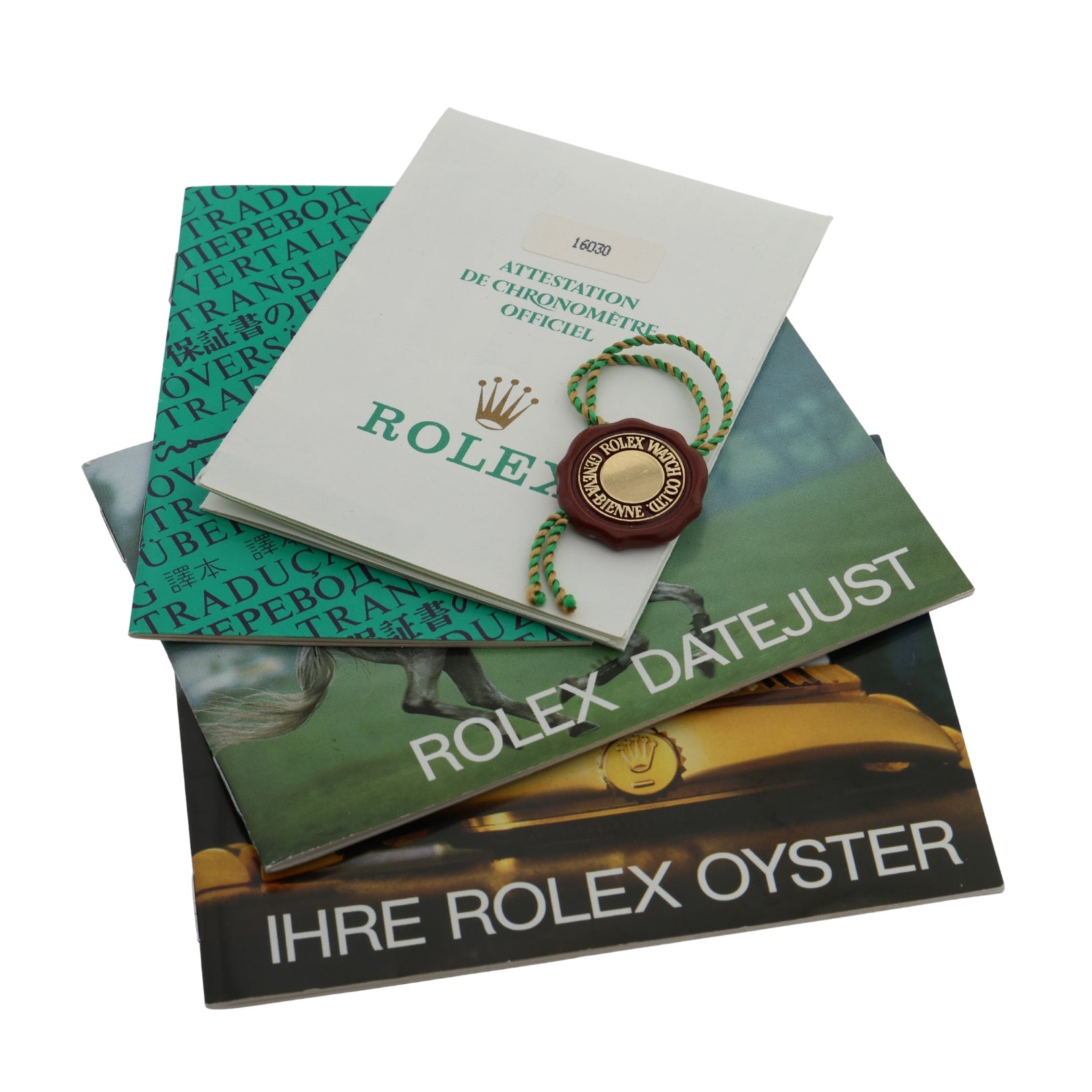 Rolex Datejust 36, Black Jubilee Dial, Jubilee Armband, LC100, Ref. 16030, 12-1987, B+P - LUXUHRIA