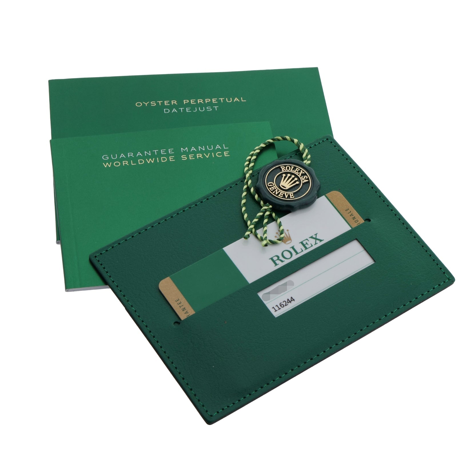 Rolex Datejust 36, Diamantlünette, Oyster, Ref. 116244, 02 - 2018, B+P - LUXUHRIA