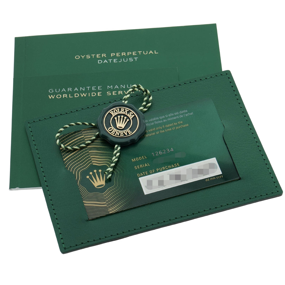 Rolex Datejust 36, Green Mint Dial, Jubilee, Ref. 126234, 2025, B+P - LUXUHRIA