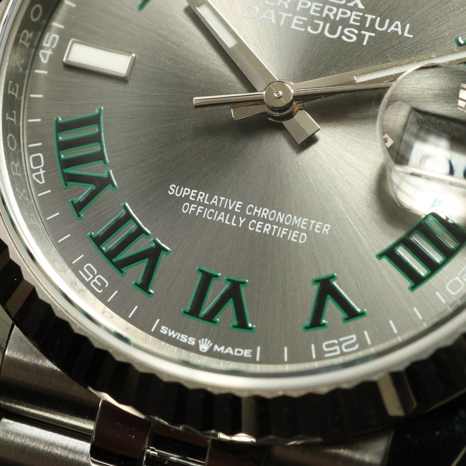 Rolex Datejust 36, Wimbledpn Dial, Jubilee, Ref. 126234, 2025, B+P - LUXUHRIA