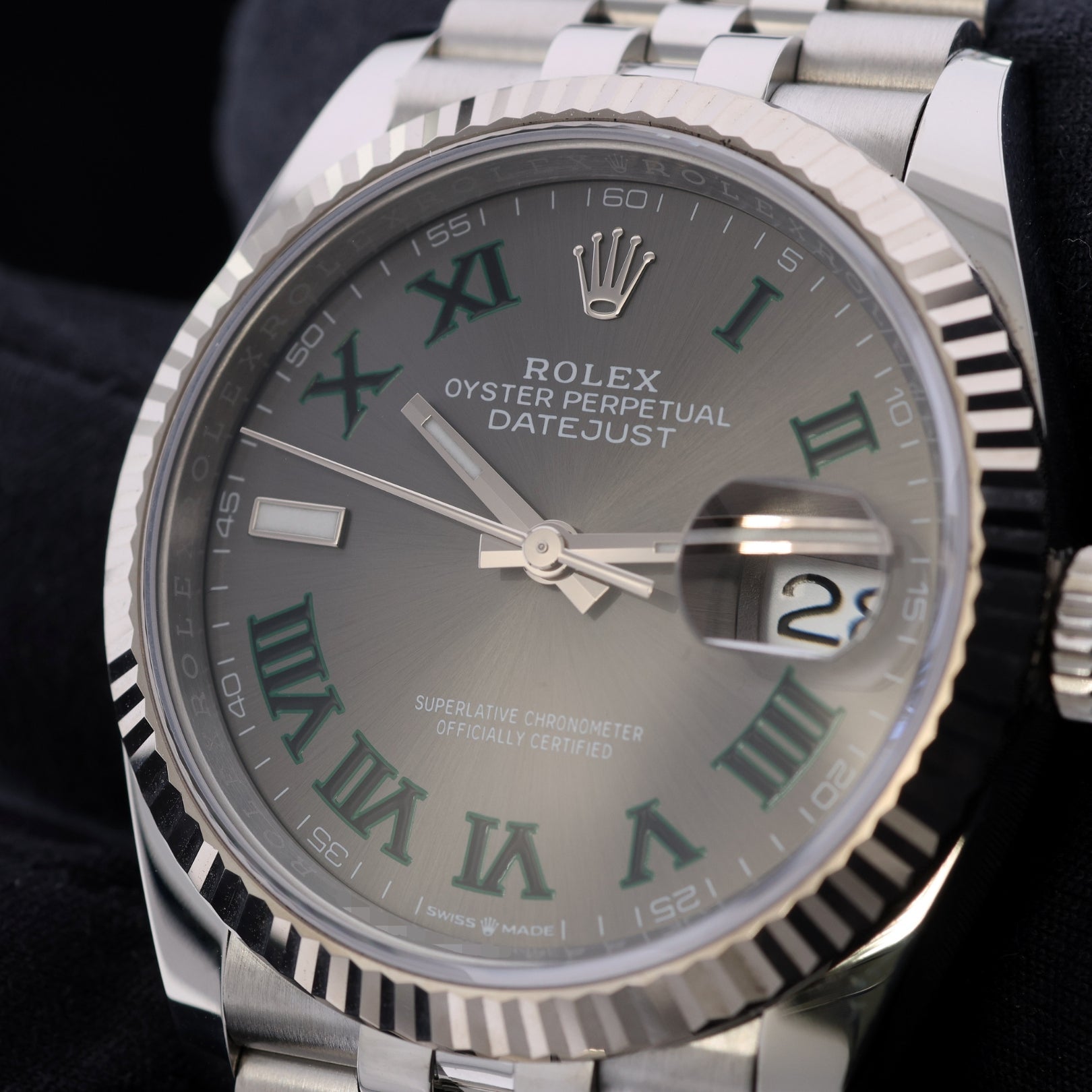 Rolex Datejust 36, Wimbledpn Dial, Jubilee, Ref. 126234, 2025, B+P - LUXUHRIA