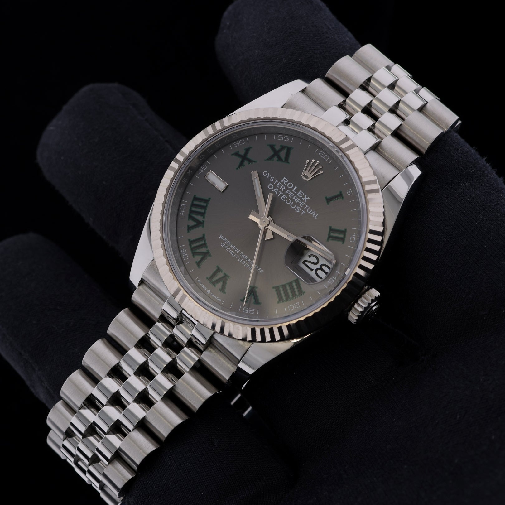Rolex Datejust 36, Wimbledpn Dial, Jubilee, Ref. 126234, 2025, B+P - LUXUHRIA