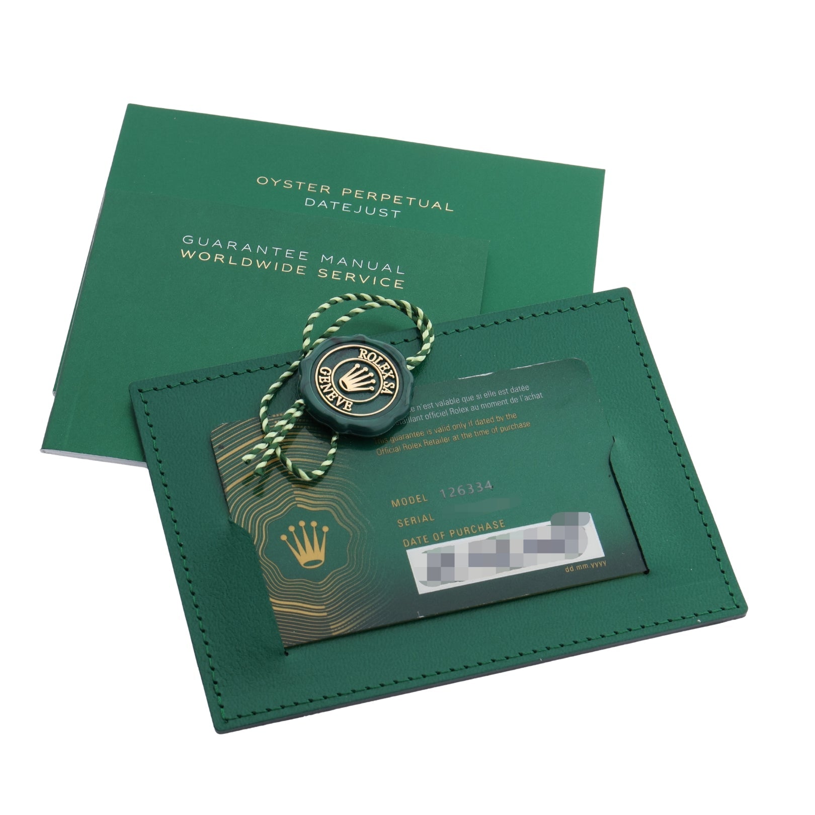 Rolex Datejust 41, Black Diamond Dial, Jubilee, Ref. 126334, 2025, B+P - LUXUHRIA