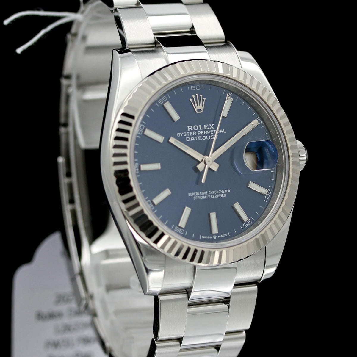 Rolex Datejust 41, Ref. 126334, Grey Dial, Rhodium, B+P