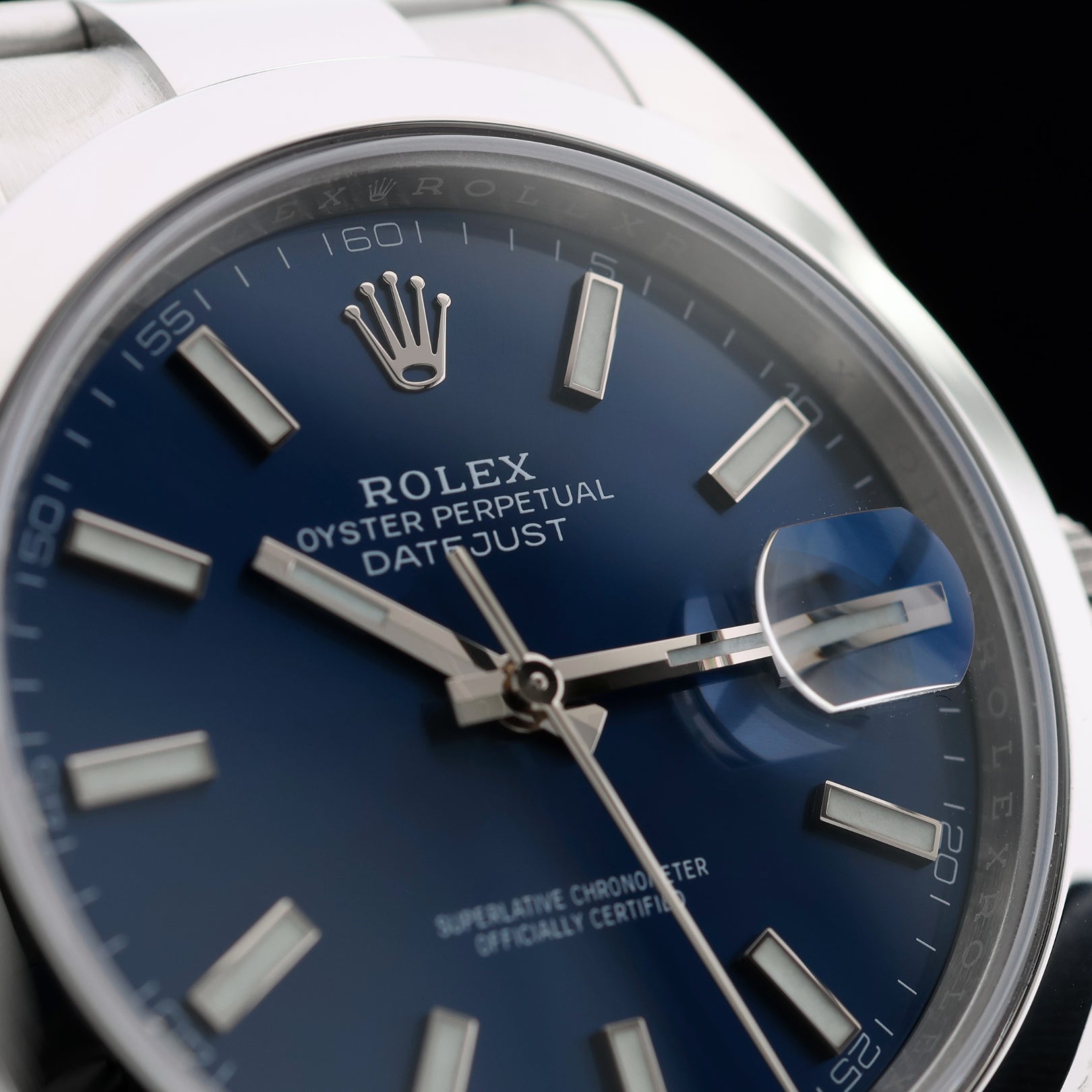 Rolex Datejust 41, Blue Dial, Oyster, Erstkaufrechnung, Ref. 126300, 09 - 2022, B+P - LUXUHRIA