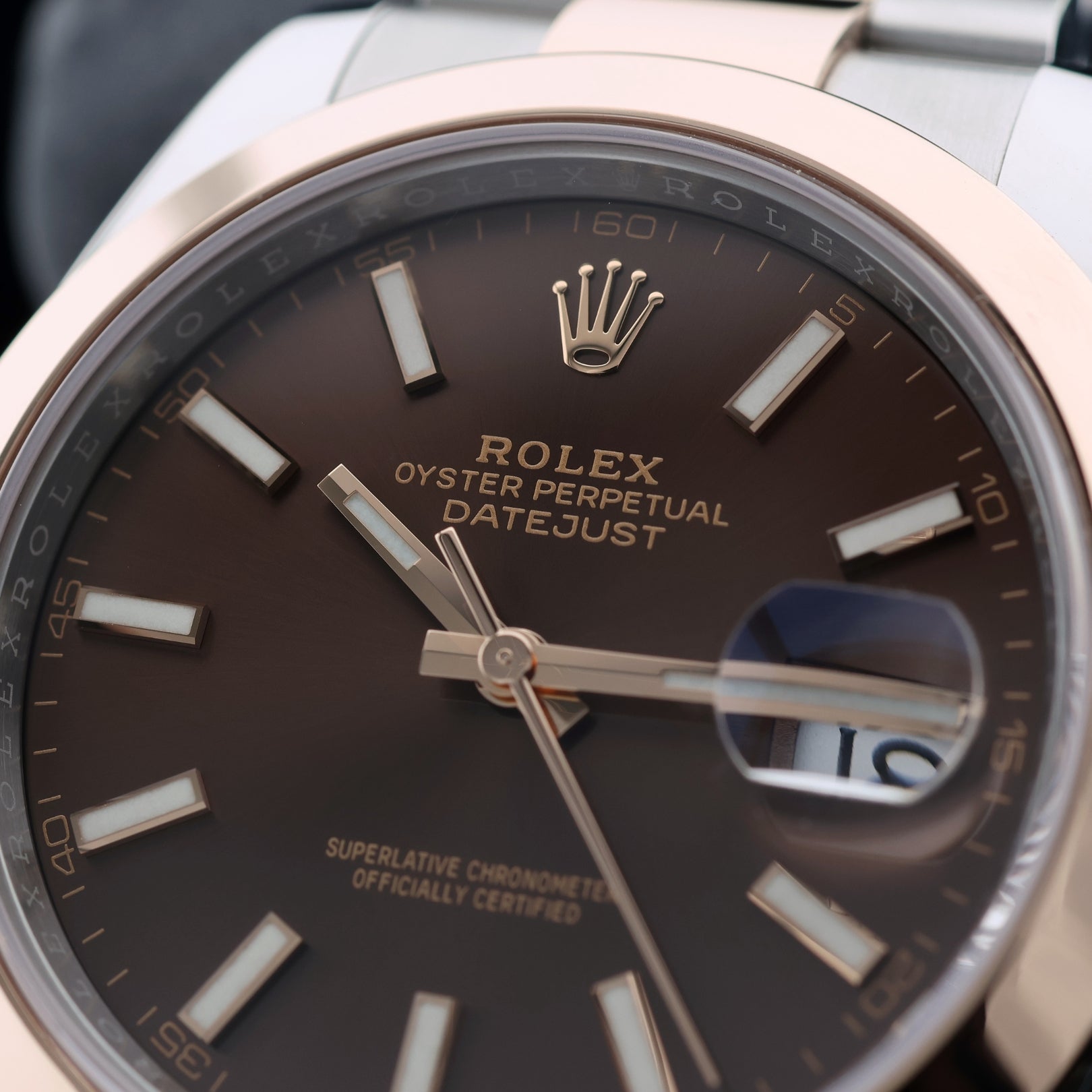 Rolex Datejust 41, Chocolate Dial, Oyster, Ref. 126301, 02 - 2022, B+P - LUXUHRIA