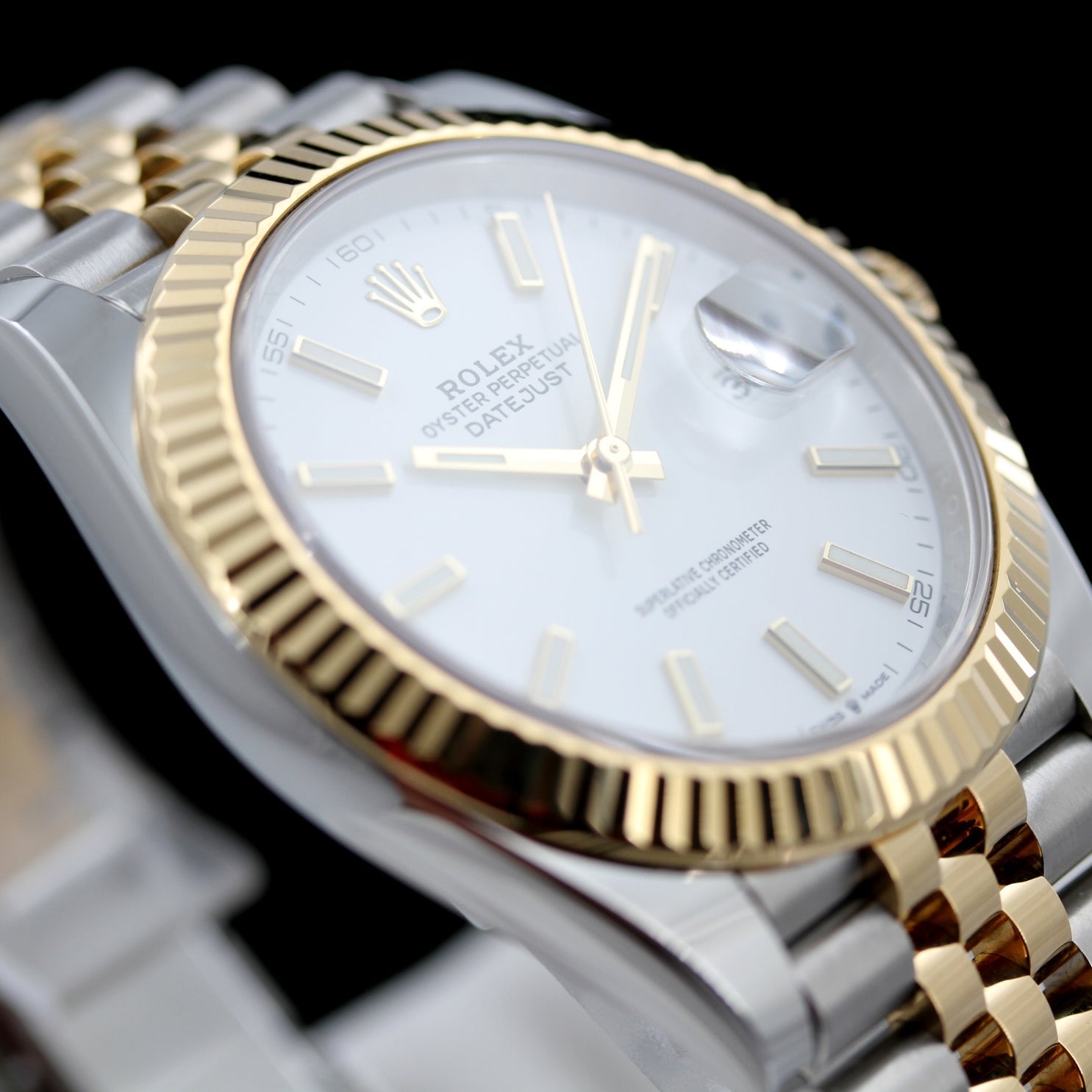 Rolex Datejust 41, Gold/Stahl, Jubilee, Ref. 126333, 2021, B+P - LUXUHRIA