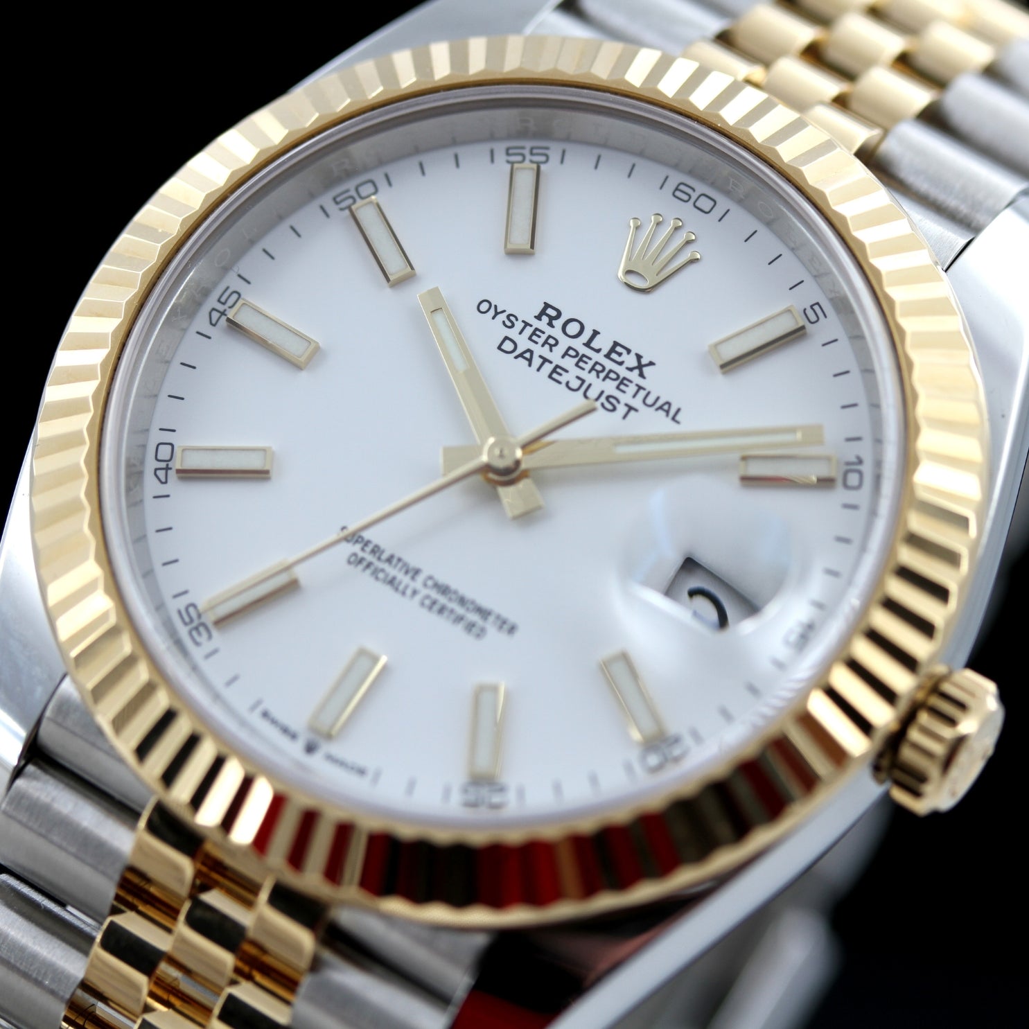 Rolex Datejust 41, Gold/Stahl, Jubilee, Ref. 126333, 2021, B+P - LUXUHRIA