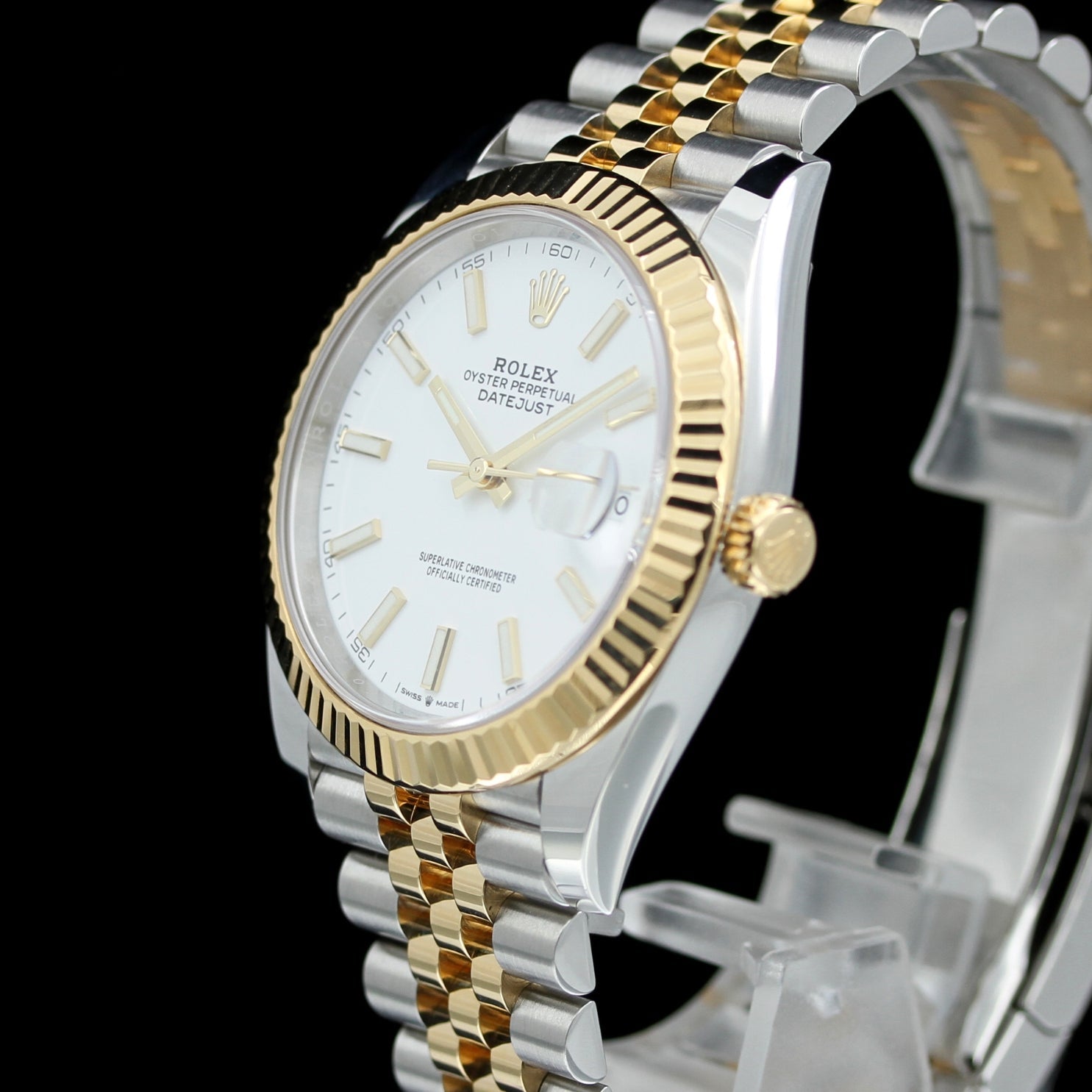 Rolex Datejust 41, Gold/Stahl, Jubilee, Ref. 126333, 2021, B+P - LUXUHRIA