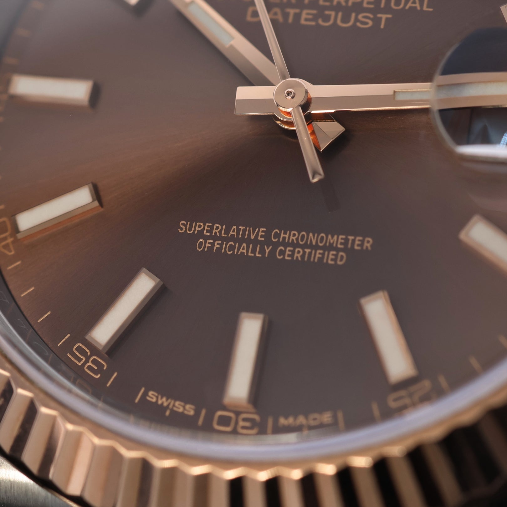 Rolex Datejust 41, Jubilee, Rolesor Everose, Chocolate Dial, Ref. 126331, 2019, B+P - LUXUHRIA