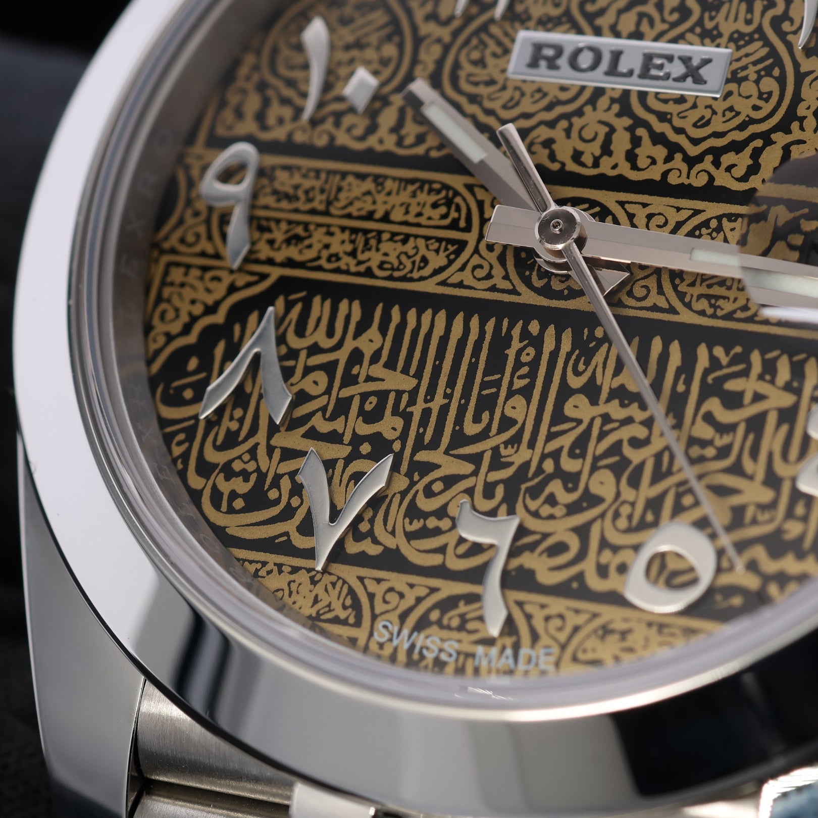 Rolex Datejust 41, Kaaba Dial, Jubillee, Ersatzblatt Weiss, Ref. 126300, 11 - 2023, B+P - LUXUHRIA