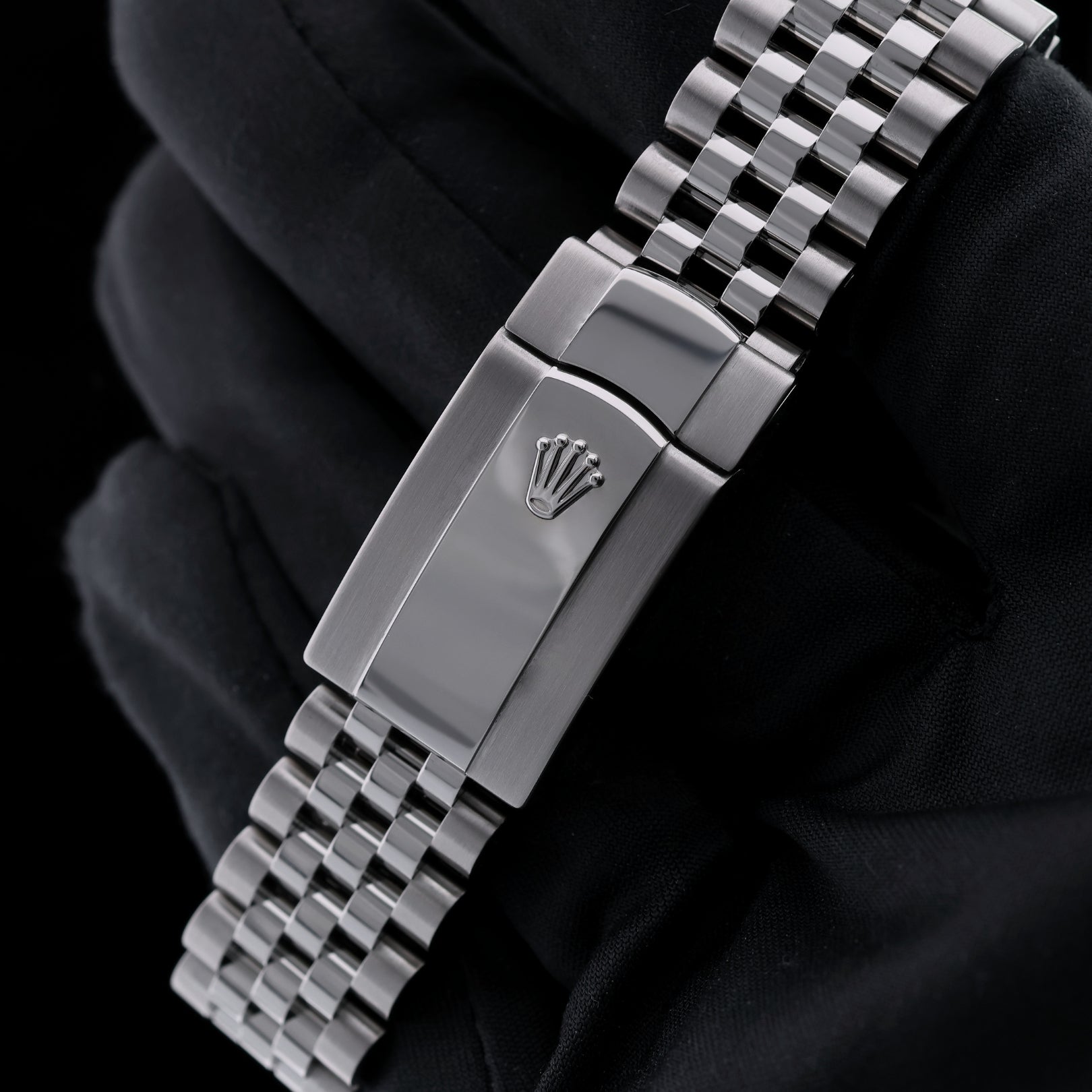 Rolex Datejust 41, Kaaba Dial, Jubillee, Ersatzblatt Weiss, Ref. 126300, 11 - 2023, B+P - LUXUHRIA