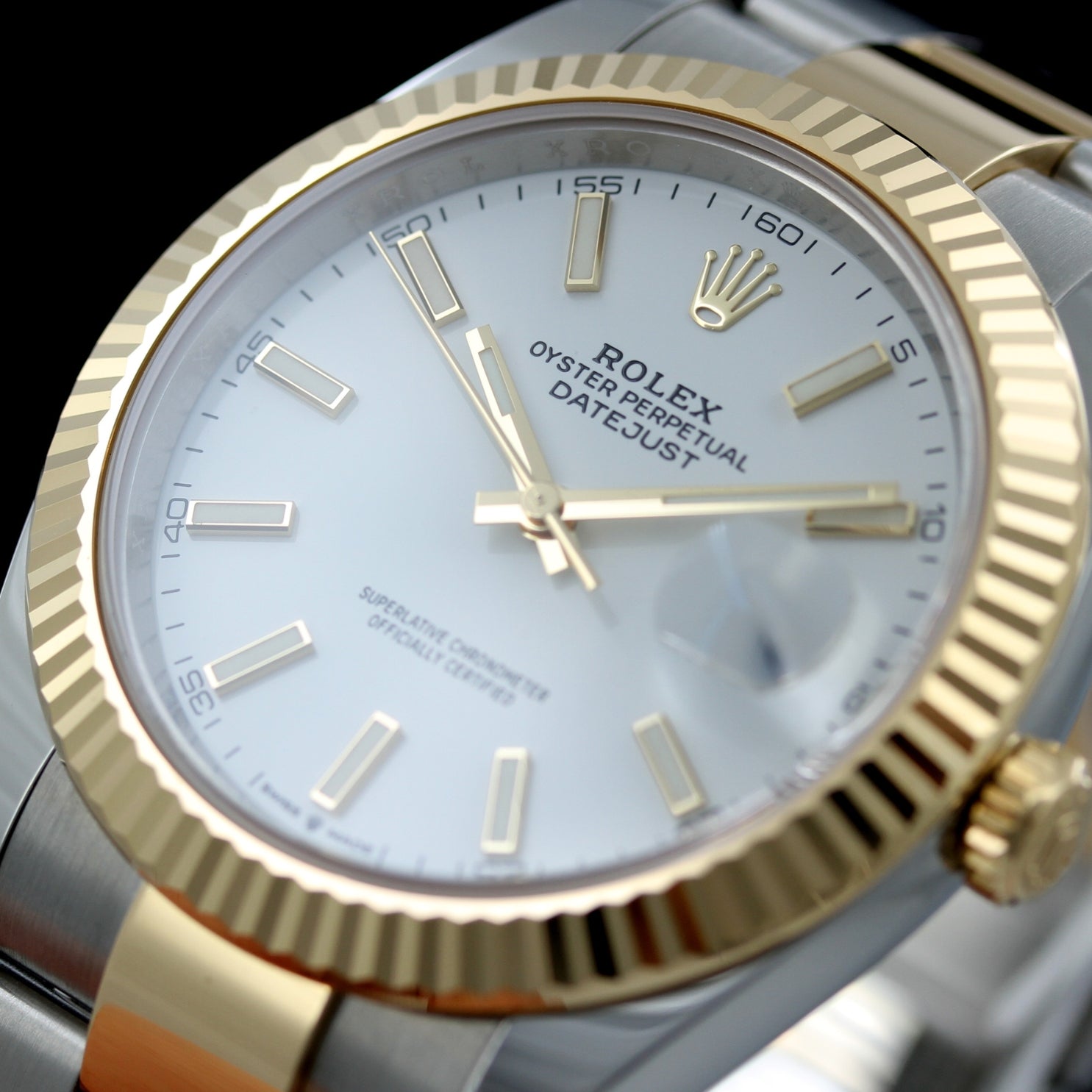 Rolex Datejust 41, Rolesor Gelb, Weiss, Gold/Stahl, Ref. 126333, B+P - LUXUHRIA