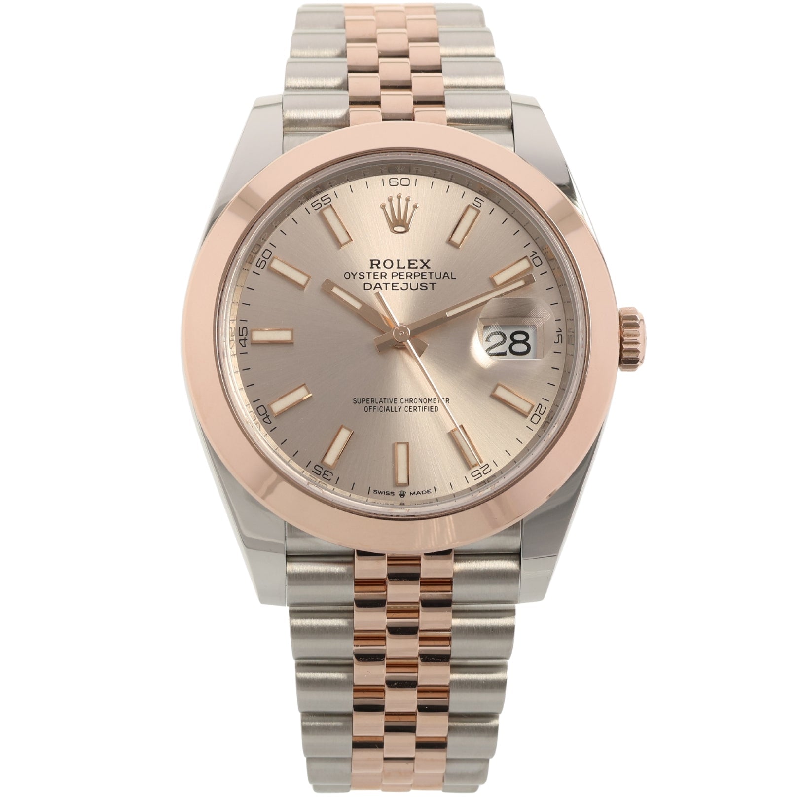 Rolex Datejust 41, Sundust Dial, Jubilee, Ref. 126301, 12-2021, B+P - LUXUHRIA