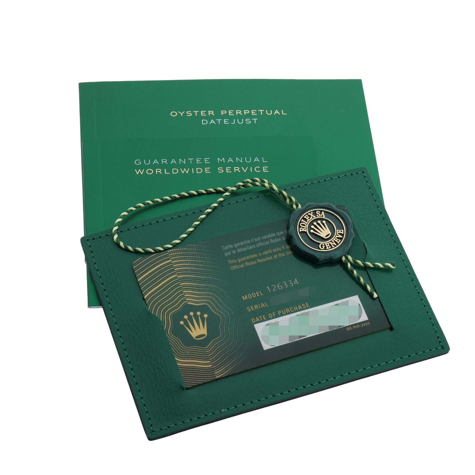 Rolex Datejust 41, Weissgold/Stahl, Schwarz, Jubilee - Armband, Ref. 126334, B+P - LUXUHRIA