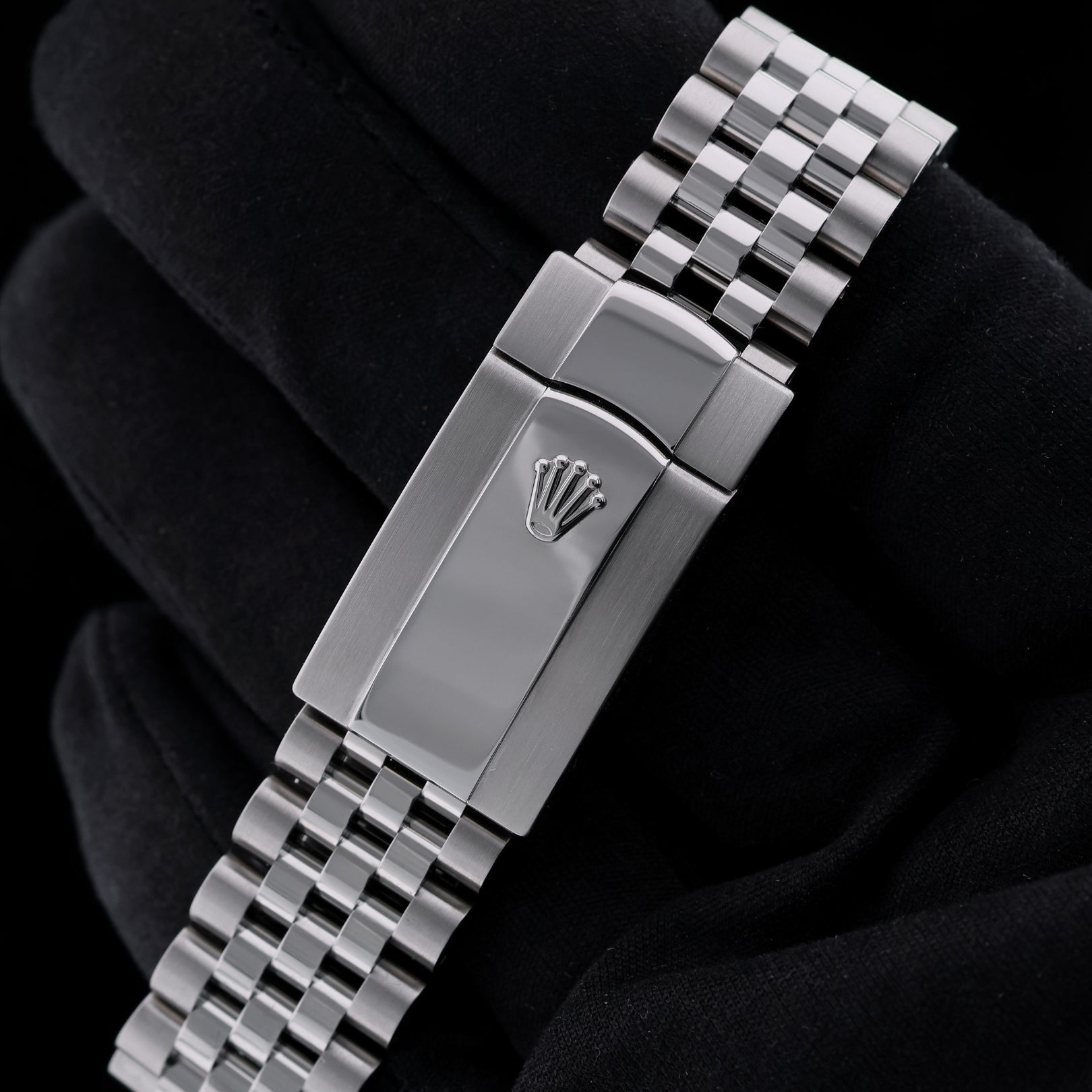 Rolex Datejust 41, Weissgold/Stahl, Schwarz, Jubilee - Armband, Ref. 126334, B+P - LUXUHRIA