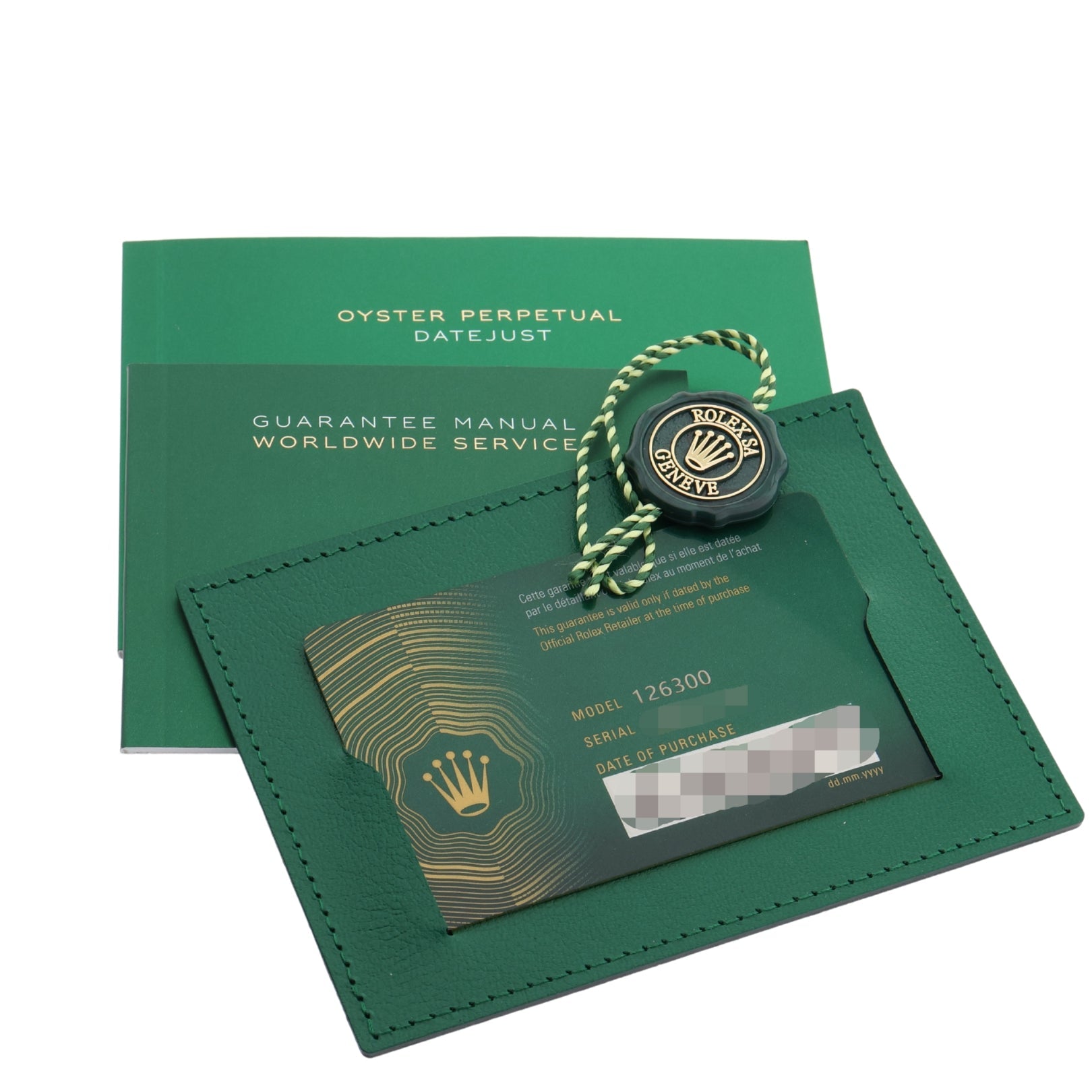 Rolex Datejust 41, White Roman Dial, Oyster, Ref. 126300, 06 - 2023, B+P - LUXUHRIA