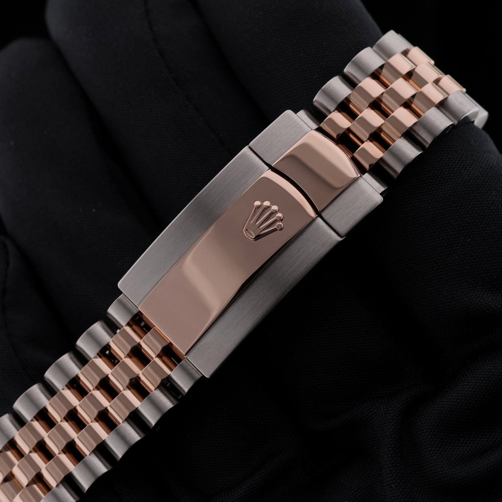 Rolex Datejust 41, Wimbledon Dial, Jubilee, Rolesor Everose, Ref. 126331, 12-2019, B+P - LUXUHRIA