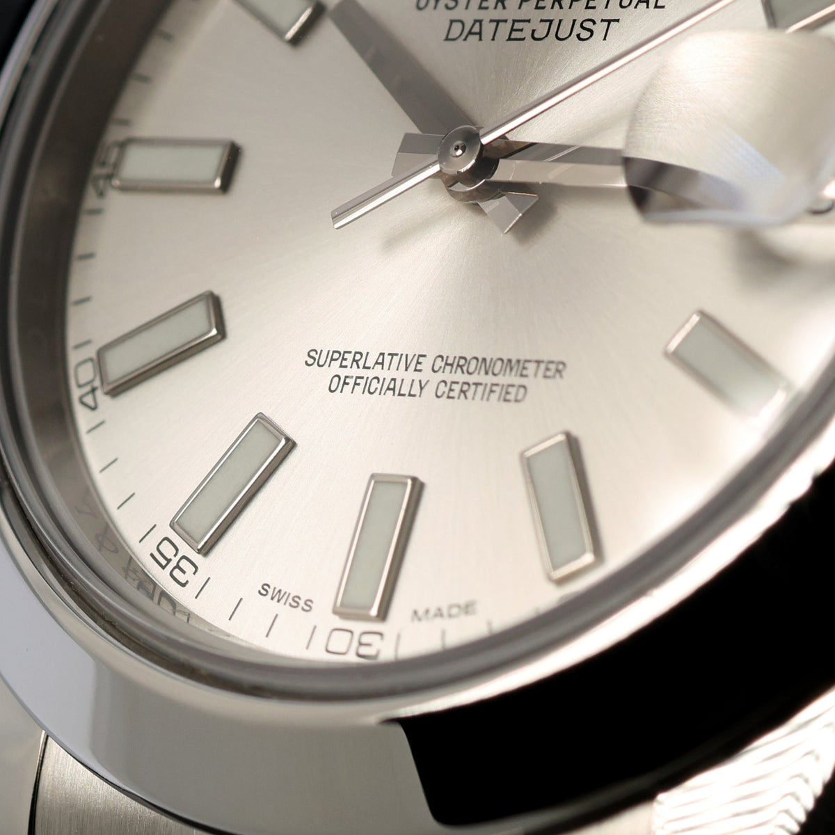 Rolex Datejust II, Silver Dial, Edelstahl, Oyster, Ref. 116300, 2016, B+P - LUXUHRIA