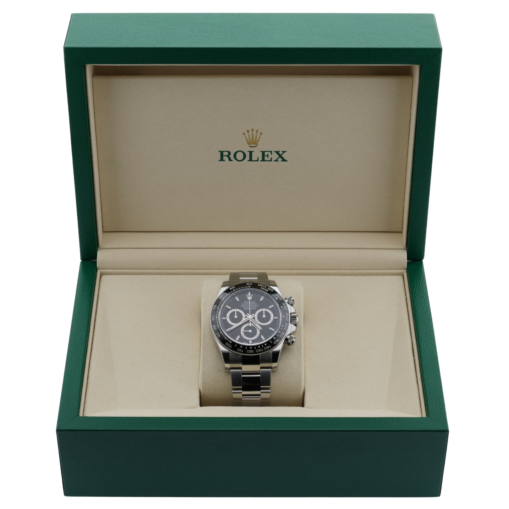 Rolex Daytona 40, Schwarz, Keramik, 126500LN, 2025, B+P - LUXUHRIA