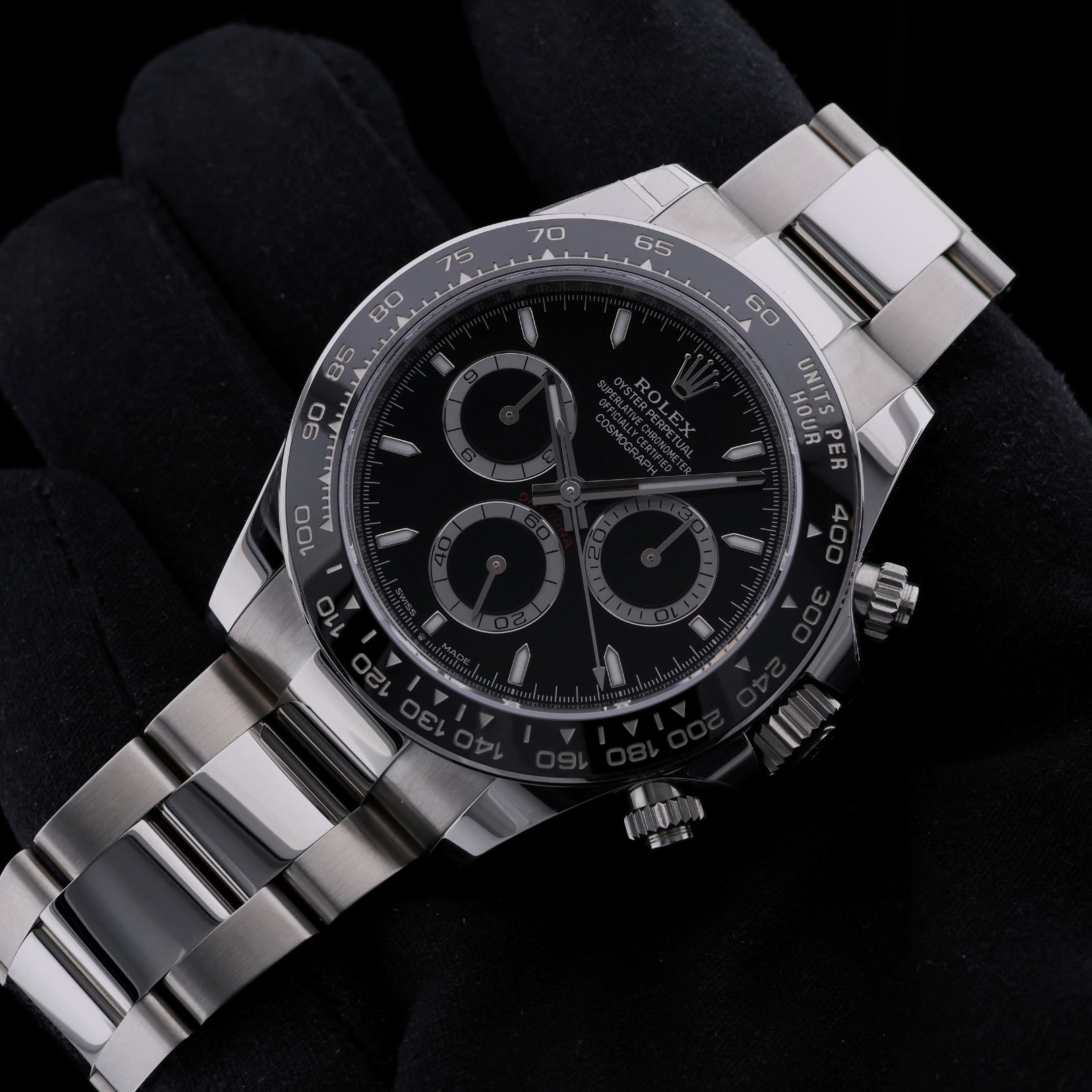 Rolex Daytona 40, Schwarz, Keramik, 126500LN, 2025, B+P - LUXUHRIA